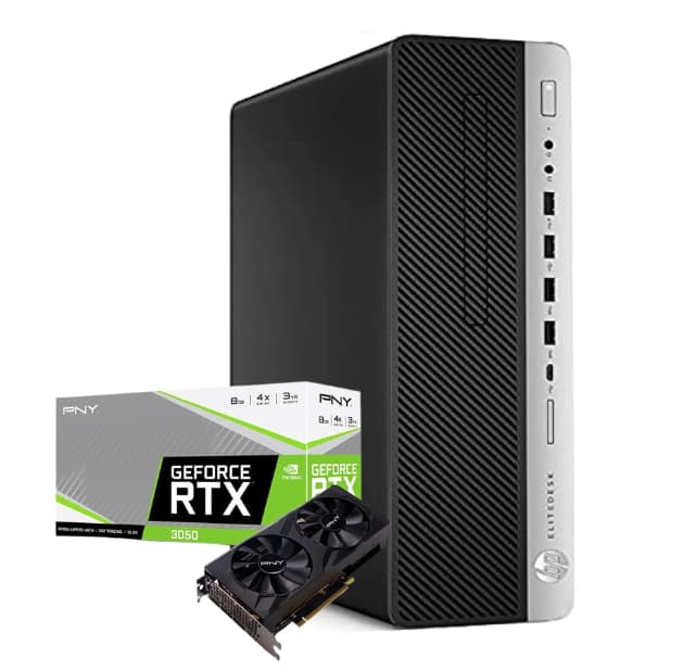 (NEED GONE) Sleeper Build Gaming PC RTX 3050 1TB SSD 32GB Ram i5-8500 Windows 11