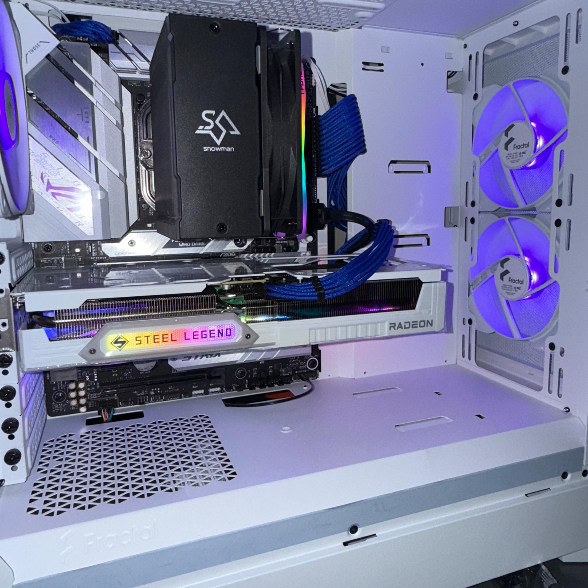 🟦 RX 9060 XT 16GB + Ryzen 5 9600X Gaming PC – 16GB DDR5 | 1TB NVMe | B650M Pro RS
