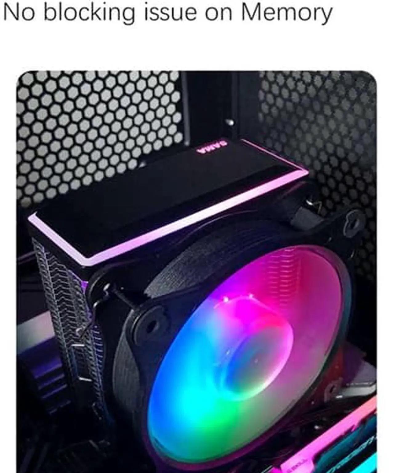 SAMA KA200D RGB CPU Air Cooler 9cm fan for AMD/Intel