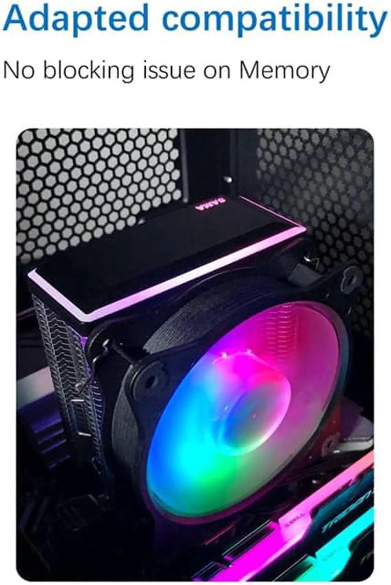 SAMA KA200D RGB CPU Air Cooler 9cm fan for AMD/Intel