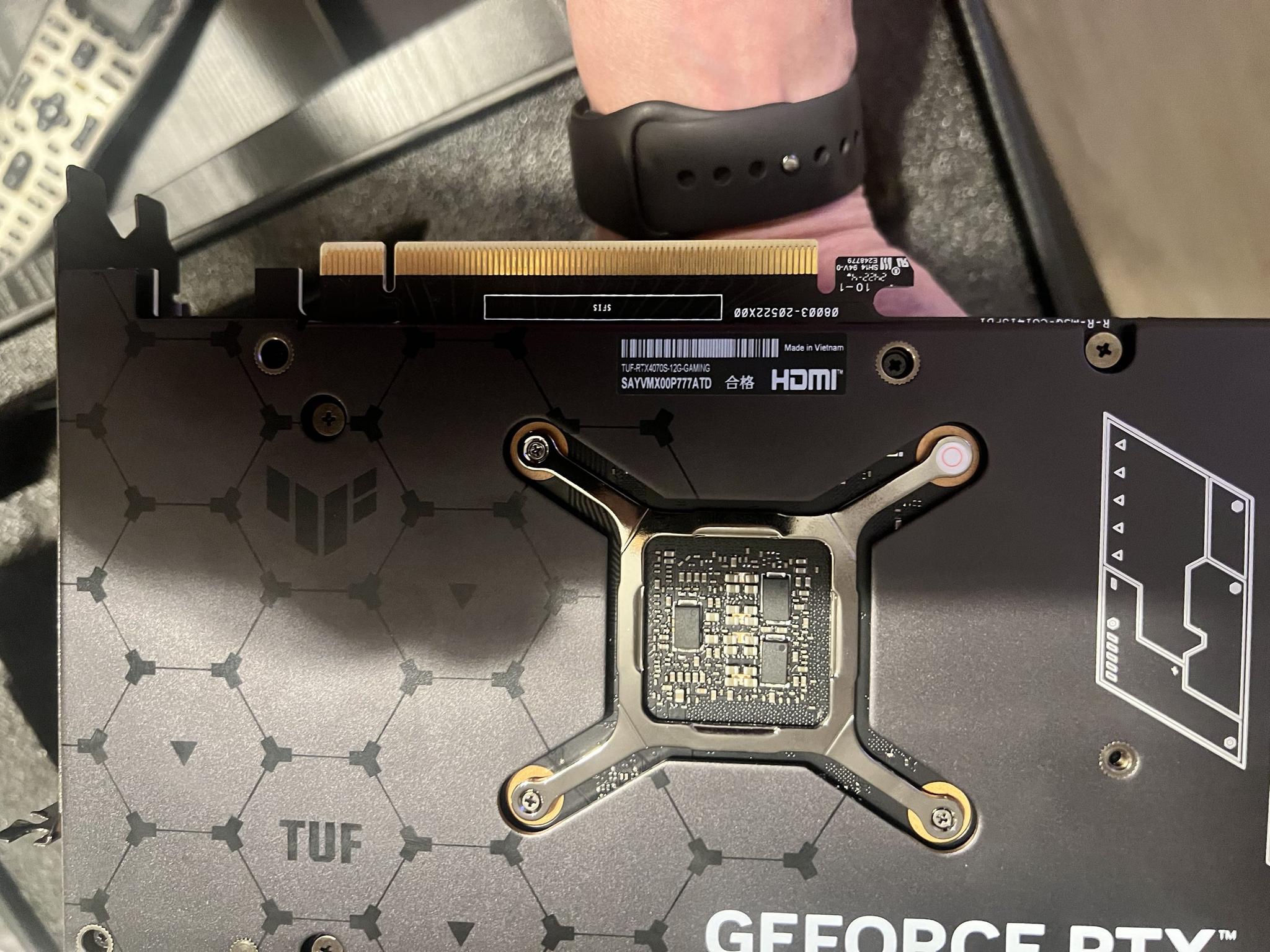 ASUS TUF RTX 4070 Super 12GB — Barely Used
