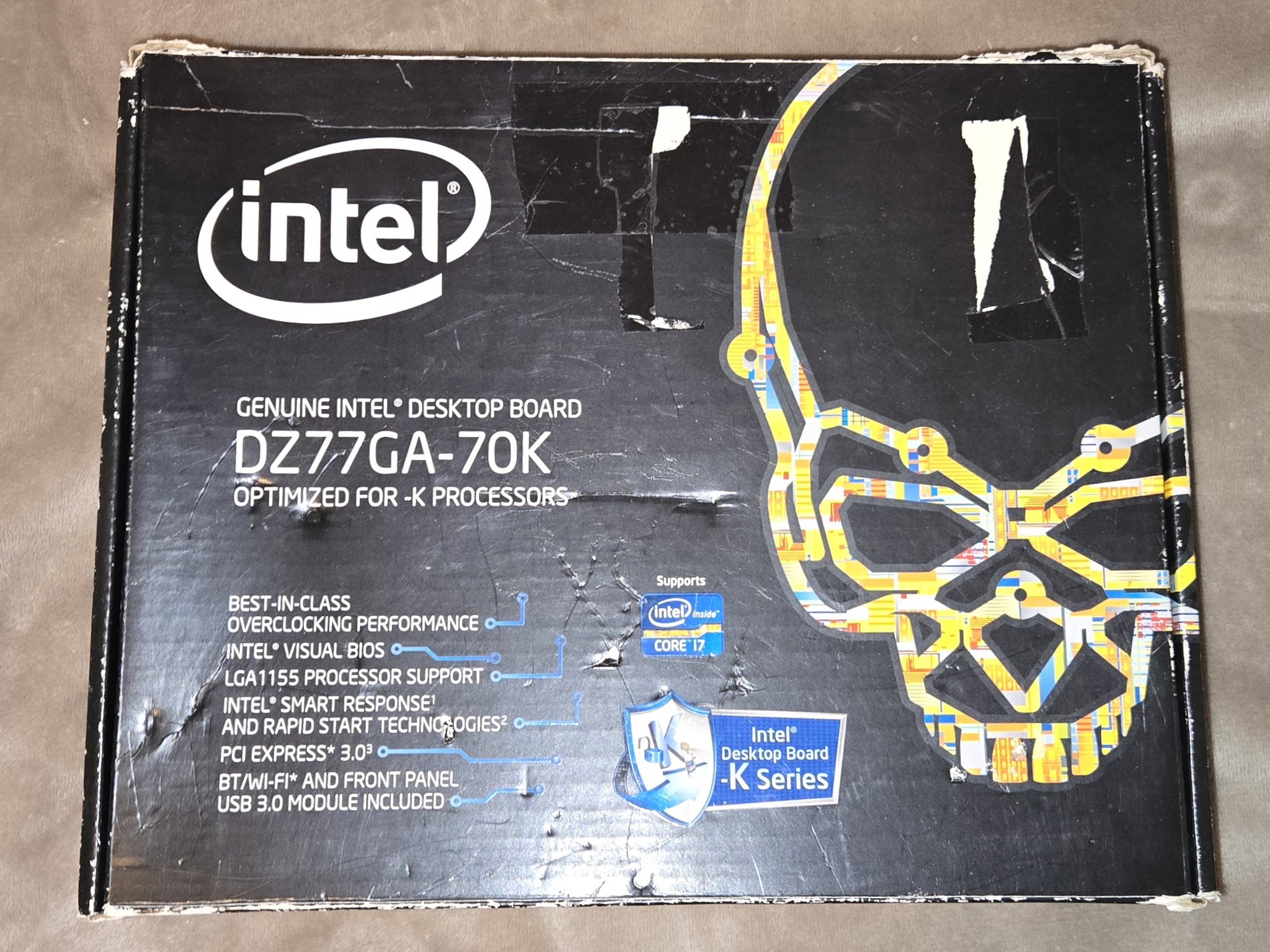 Intel DZ77GA-70K Gaming Motherboard in box