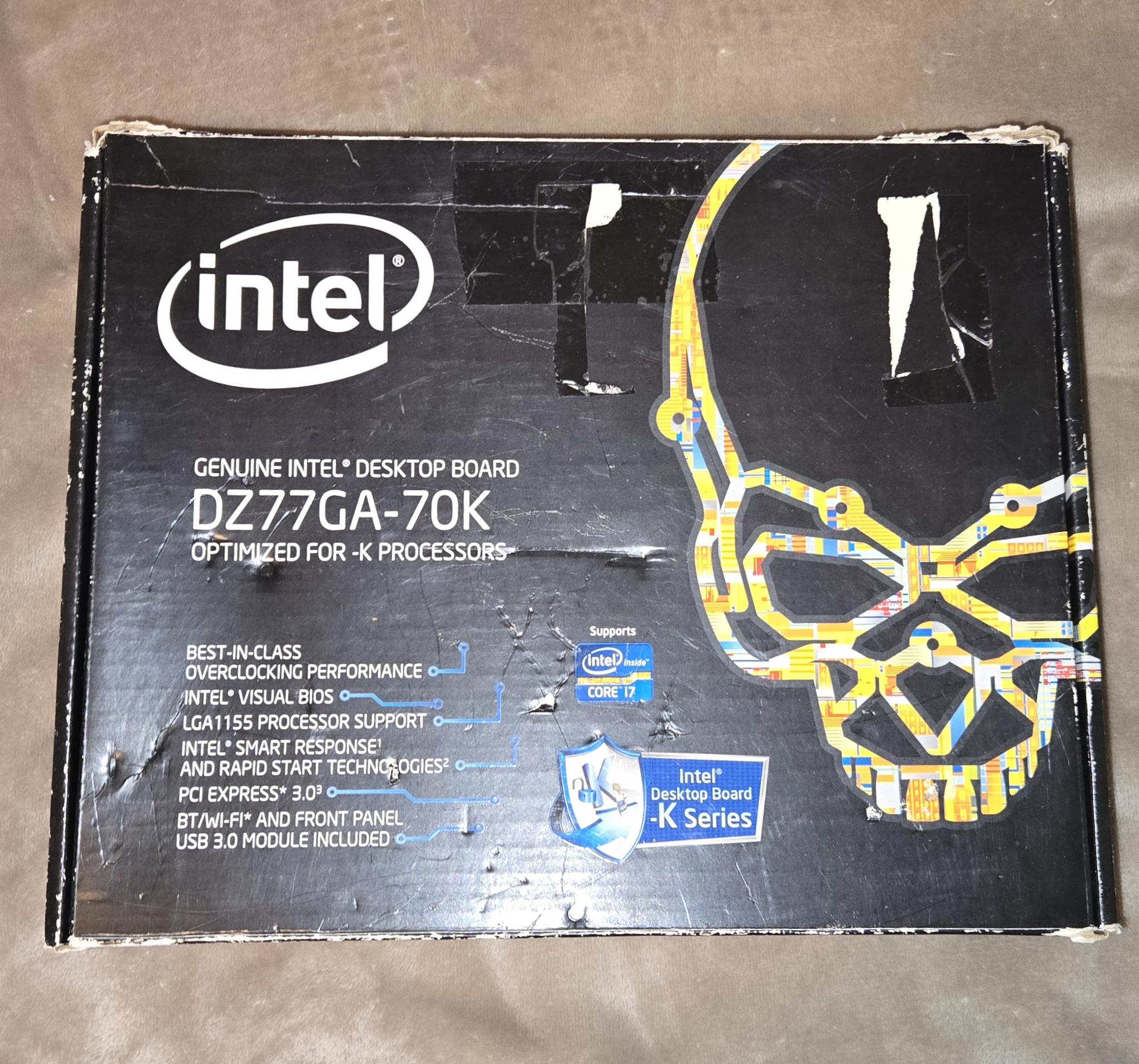 Intel DZ77GA-70K Gaming Motherboard in box