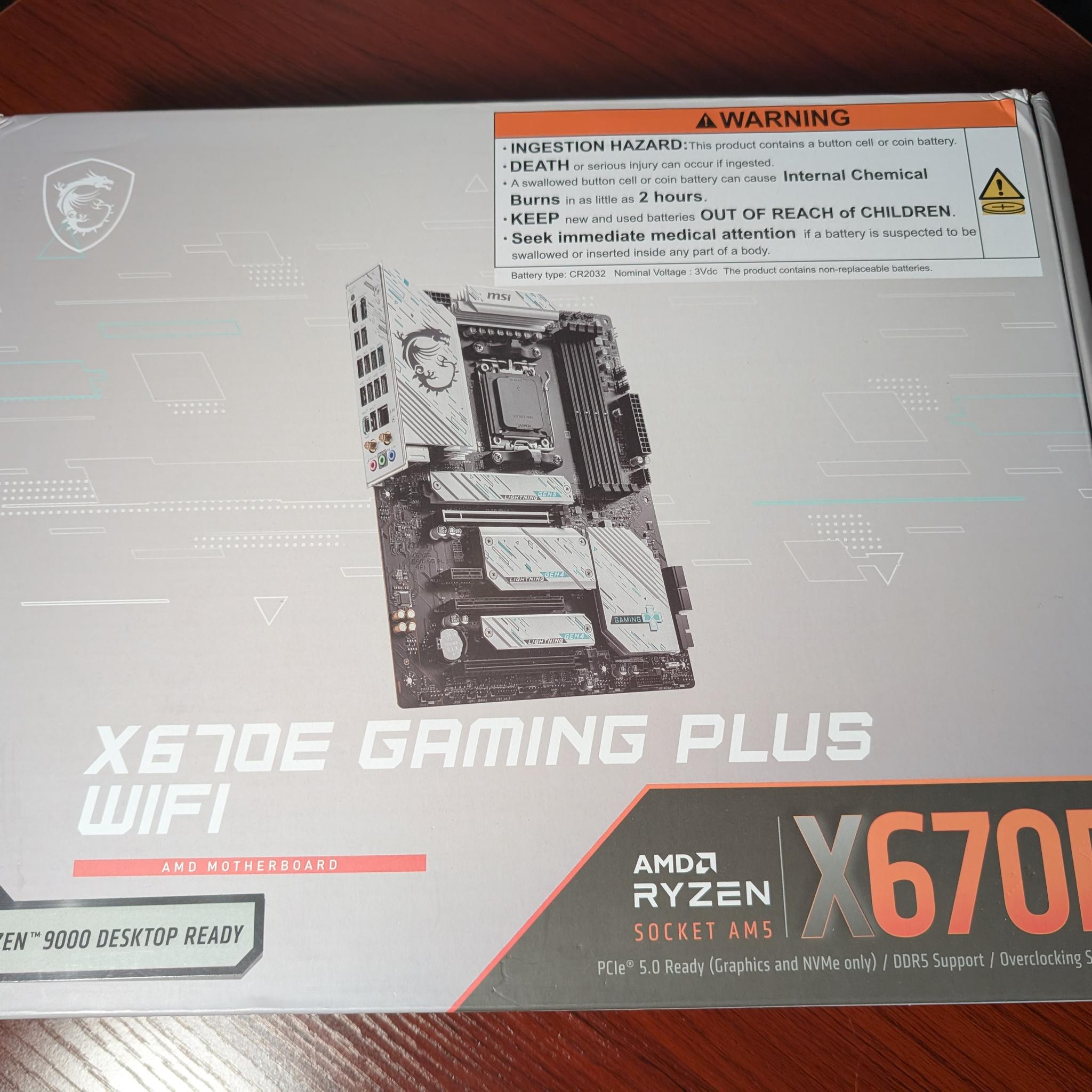 MSI X670E GAMING PLUS WIFI