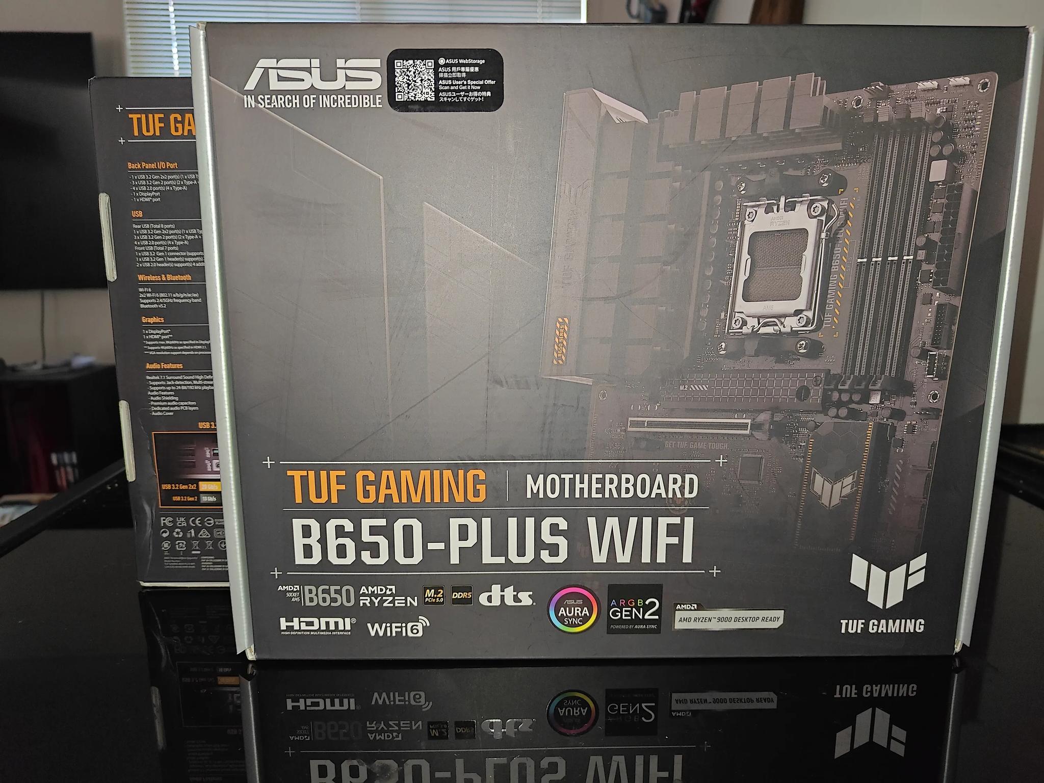 🔥🔥ASUS TUF GAMING B650-PLUS WIFI AM5 AMD ATX Motherboard w/ Warranty🔥🔥