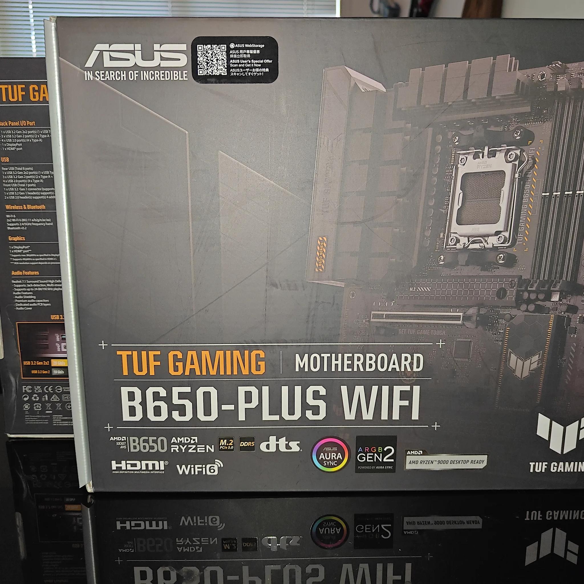 🔥🔥ASUS TUF GAMING B650-PLUS WIFI AM5 AMD ATX Motherboard w/ Warranty🔥🔥