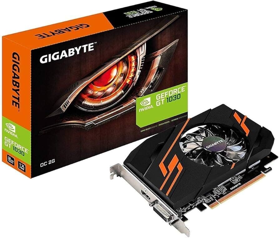 GIGABYTE NVIDIA GeForce GT 1030 OC – 2GB GDDR5, Good Condition, Compact & Reliable!