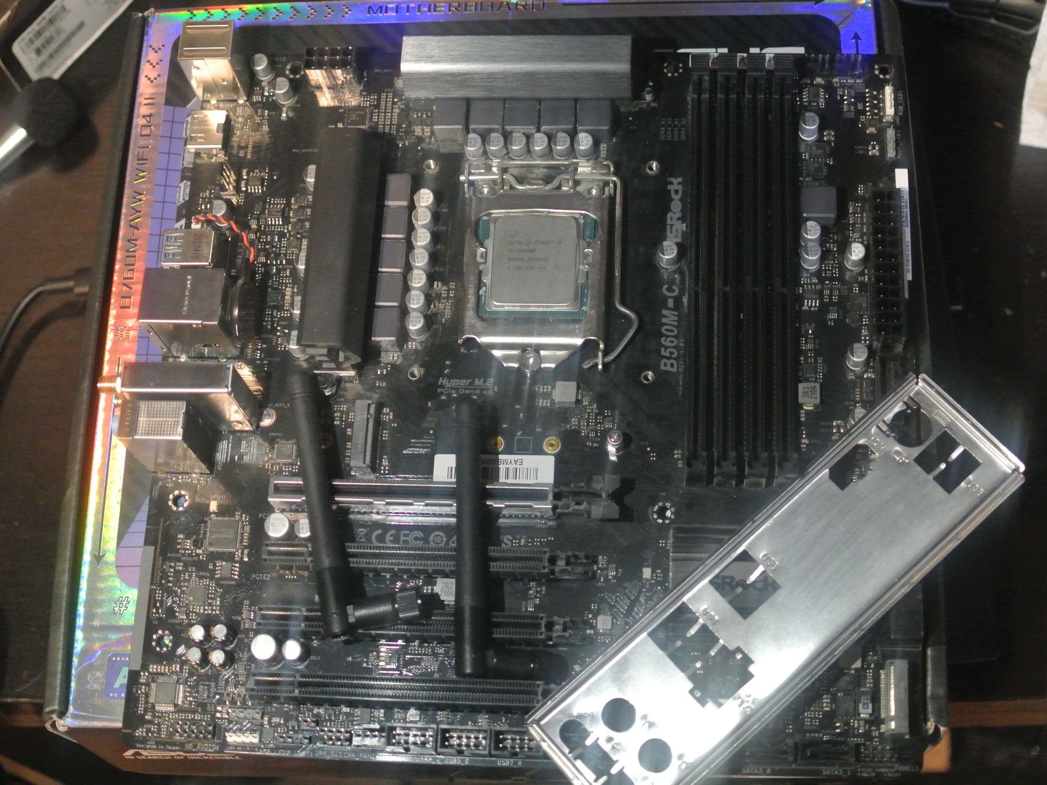 ASRock B560M-C mATX LGA 1200 Motherboard + Intel Core i5 14400 6-Core Bundle