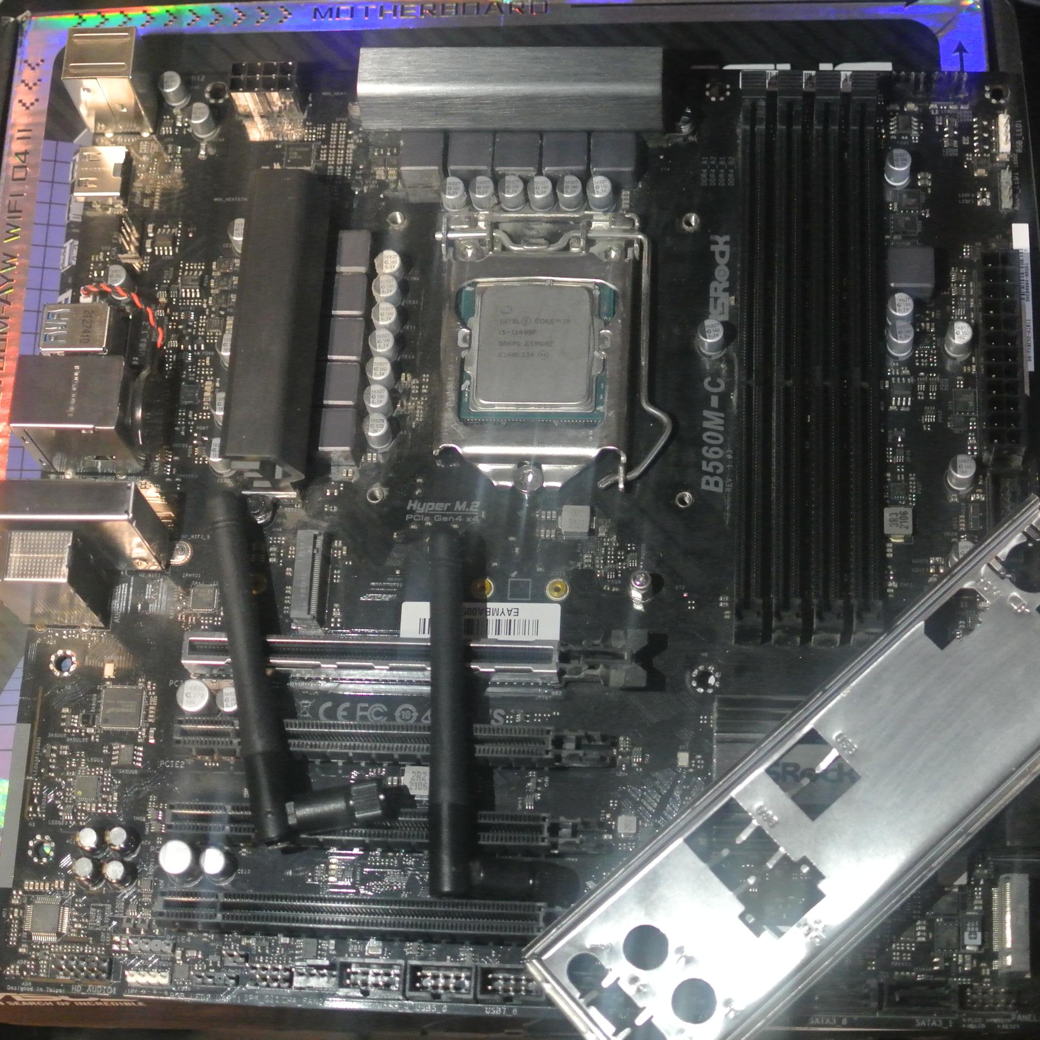 ASRock B560M-C mATX LGA 1200 Motherboard + Intel Core i5 14400 6-Core Bundle
