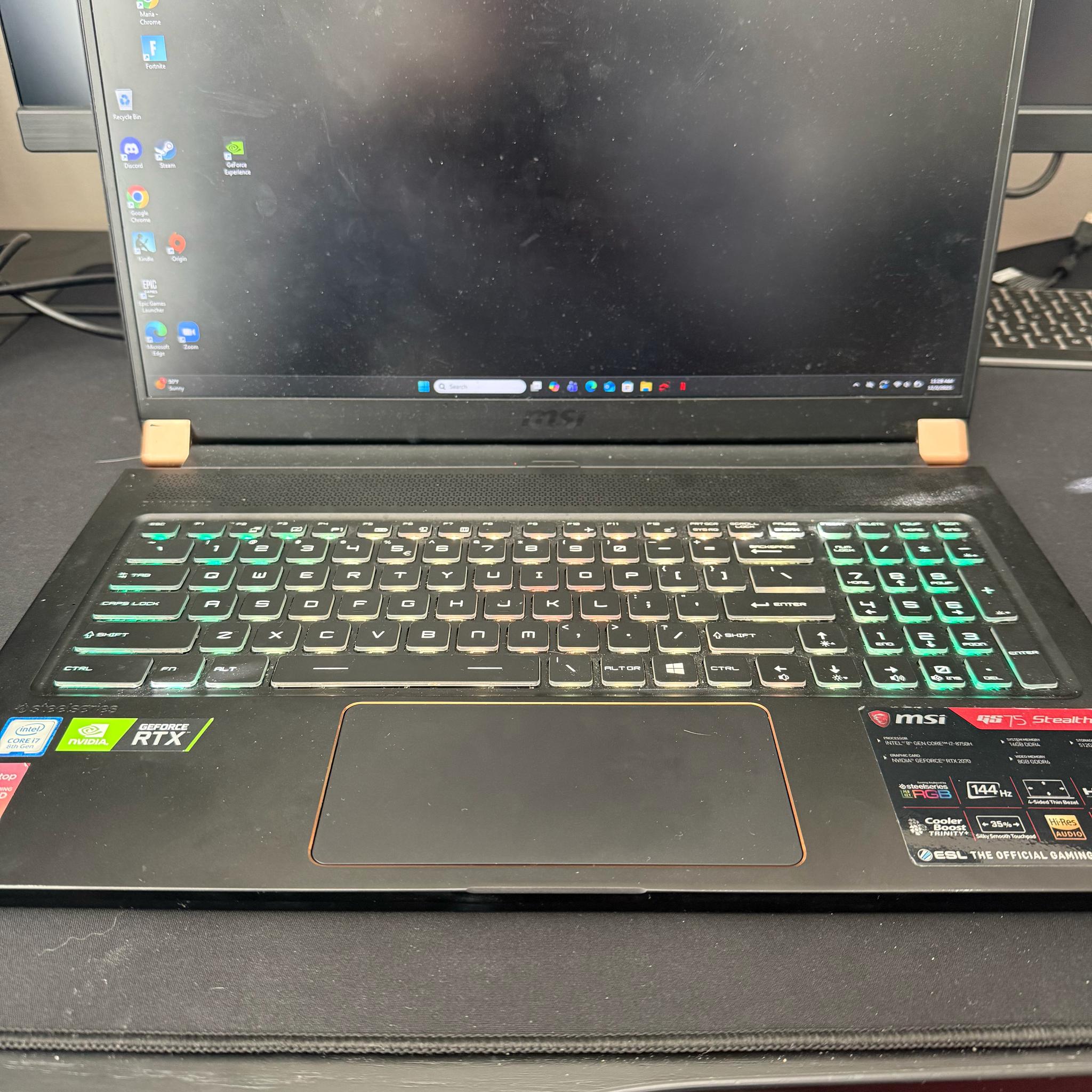 MSI GS75 Stealth 8SF