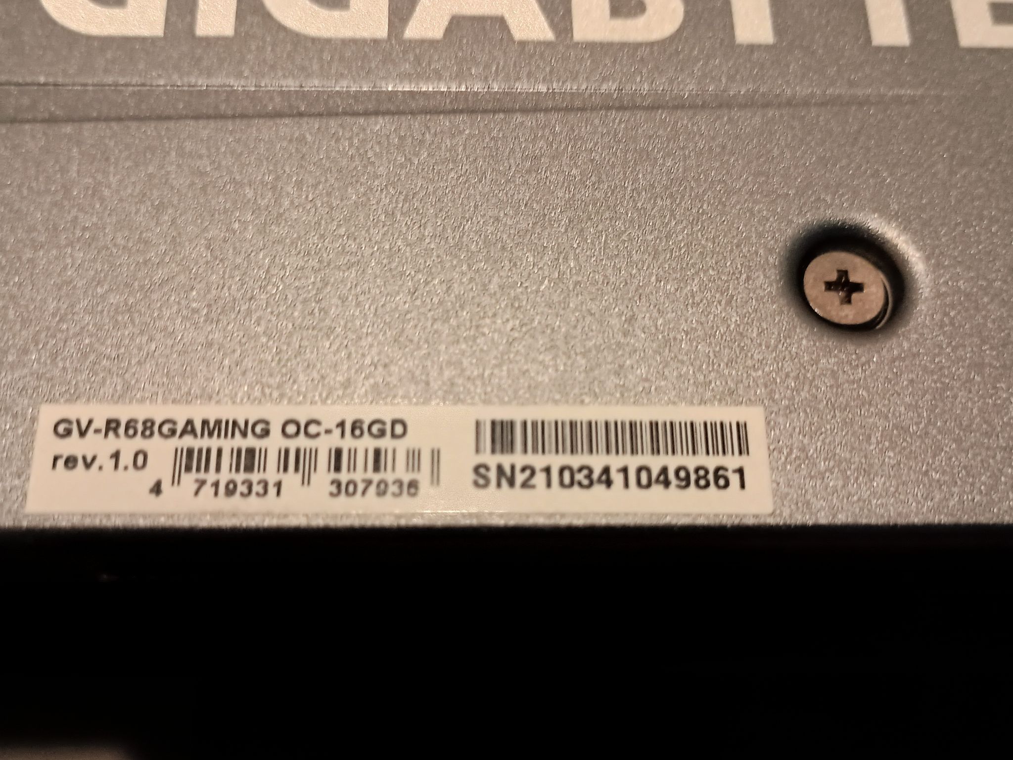 Gigabyte RX 6800 Gaming OC 16GB GPU
