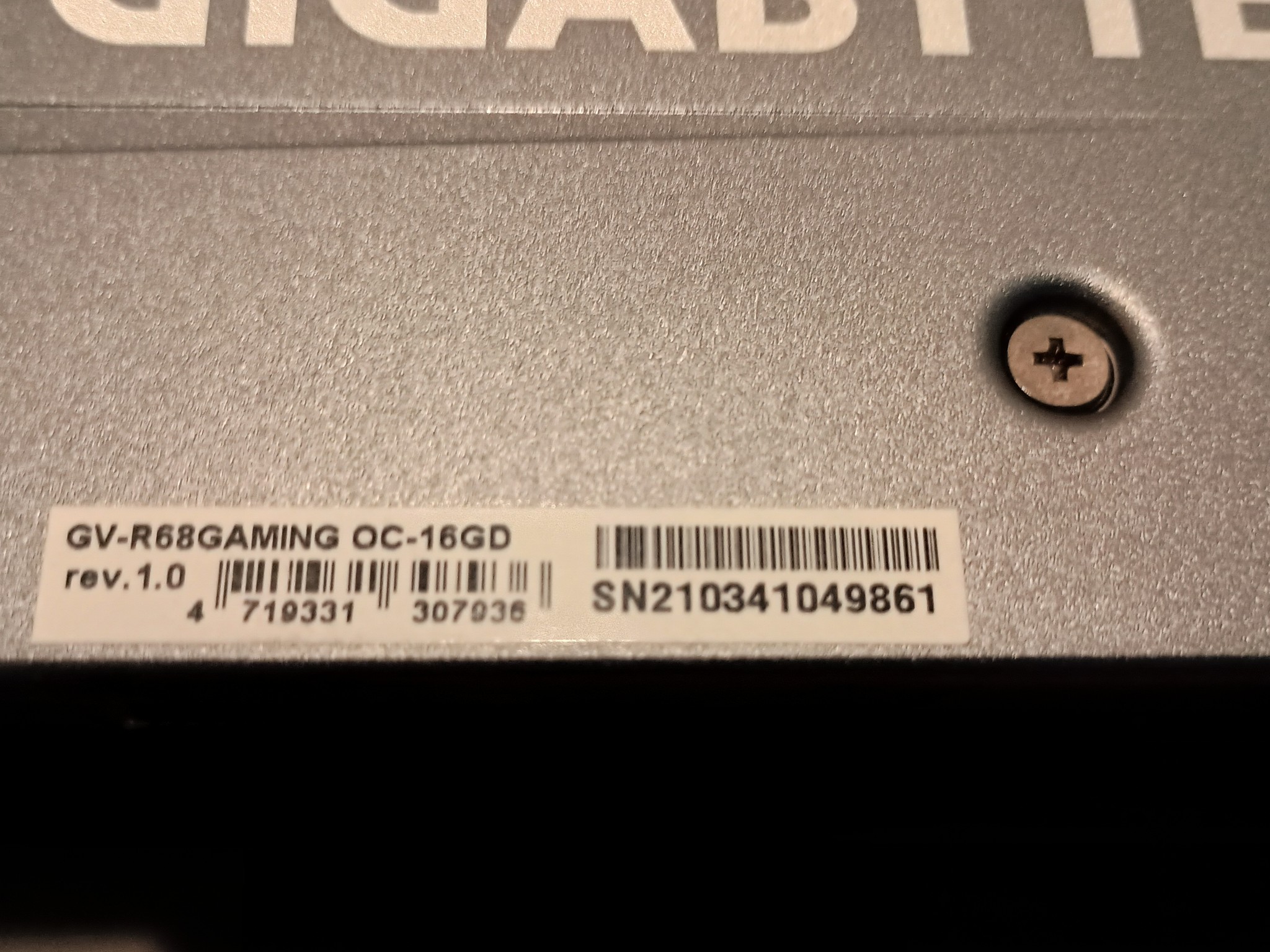 Gigabyte RX 6800 Gaming OC 16GB GPU