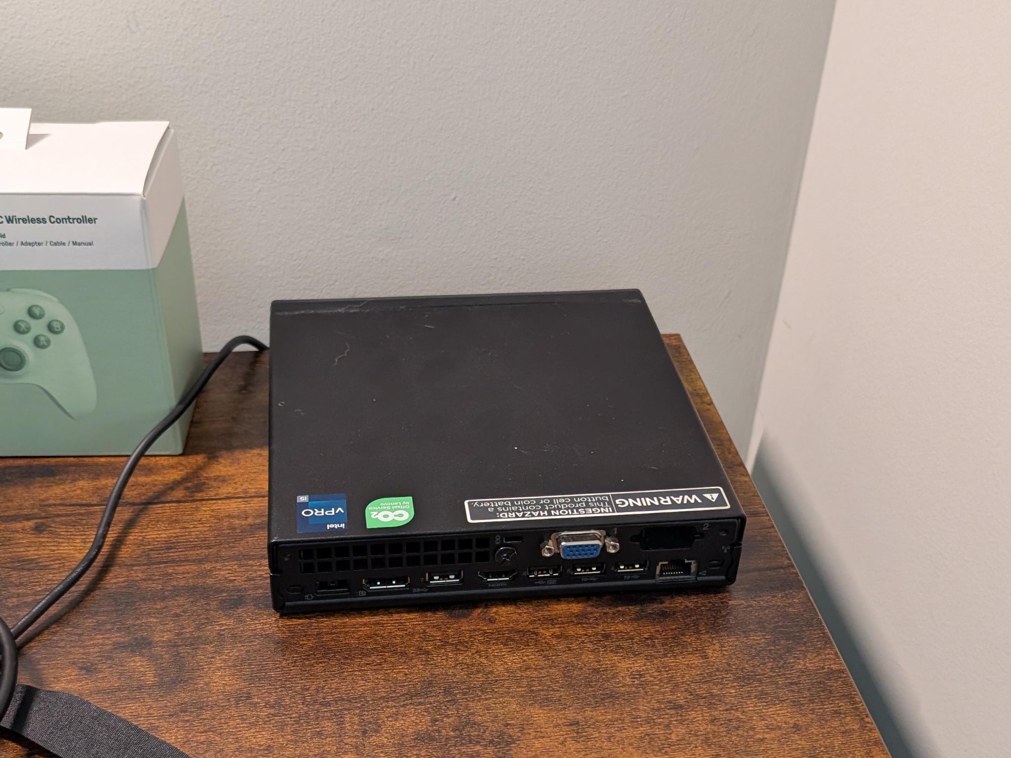Refurbished Lenovo Workstation converted to Steam OS console with Bazzite