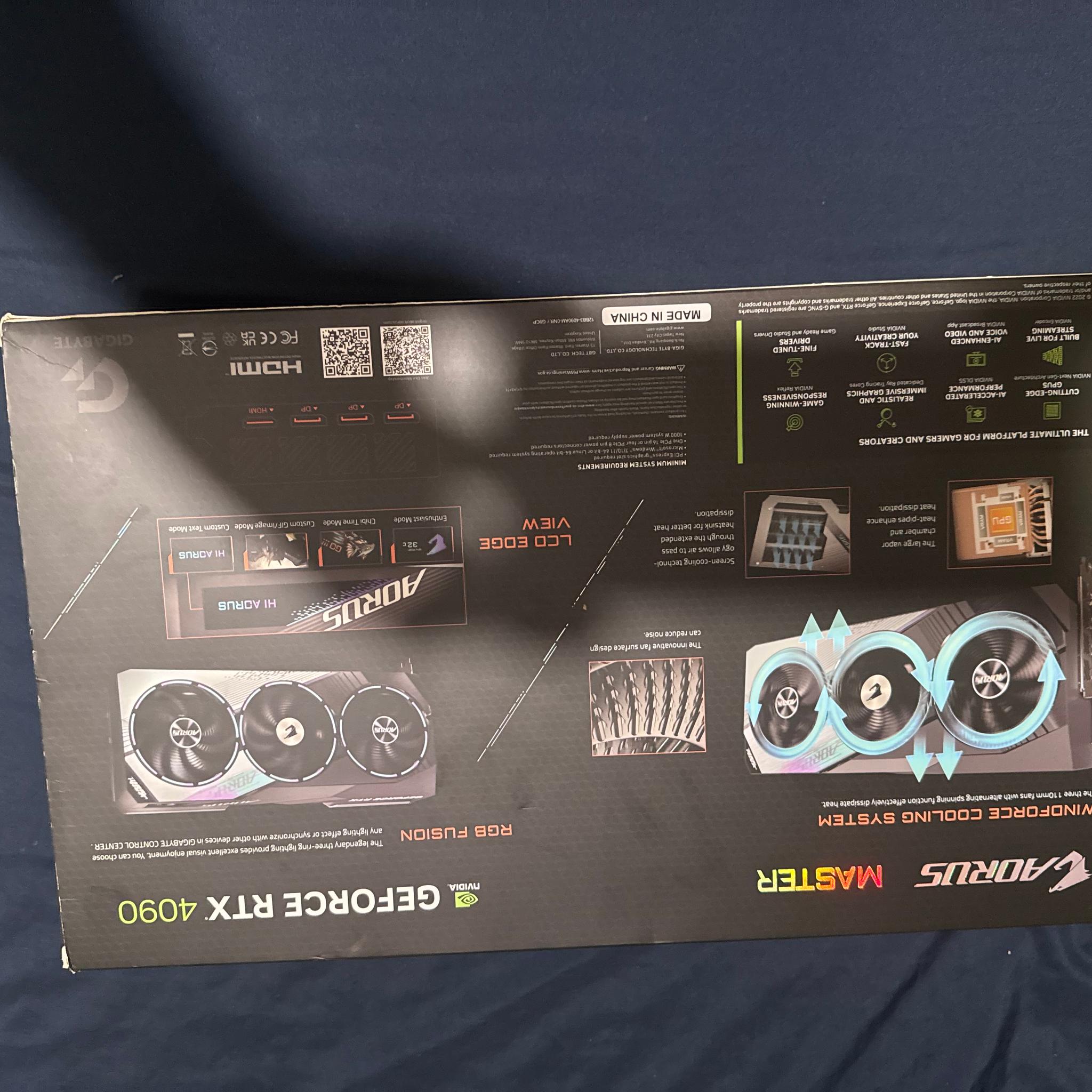 GIGABYTE AORUS GeForce RTX 4090 MASTER 24G