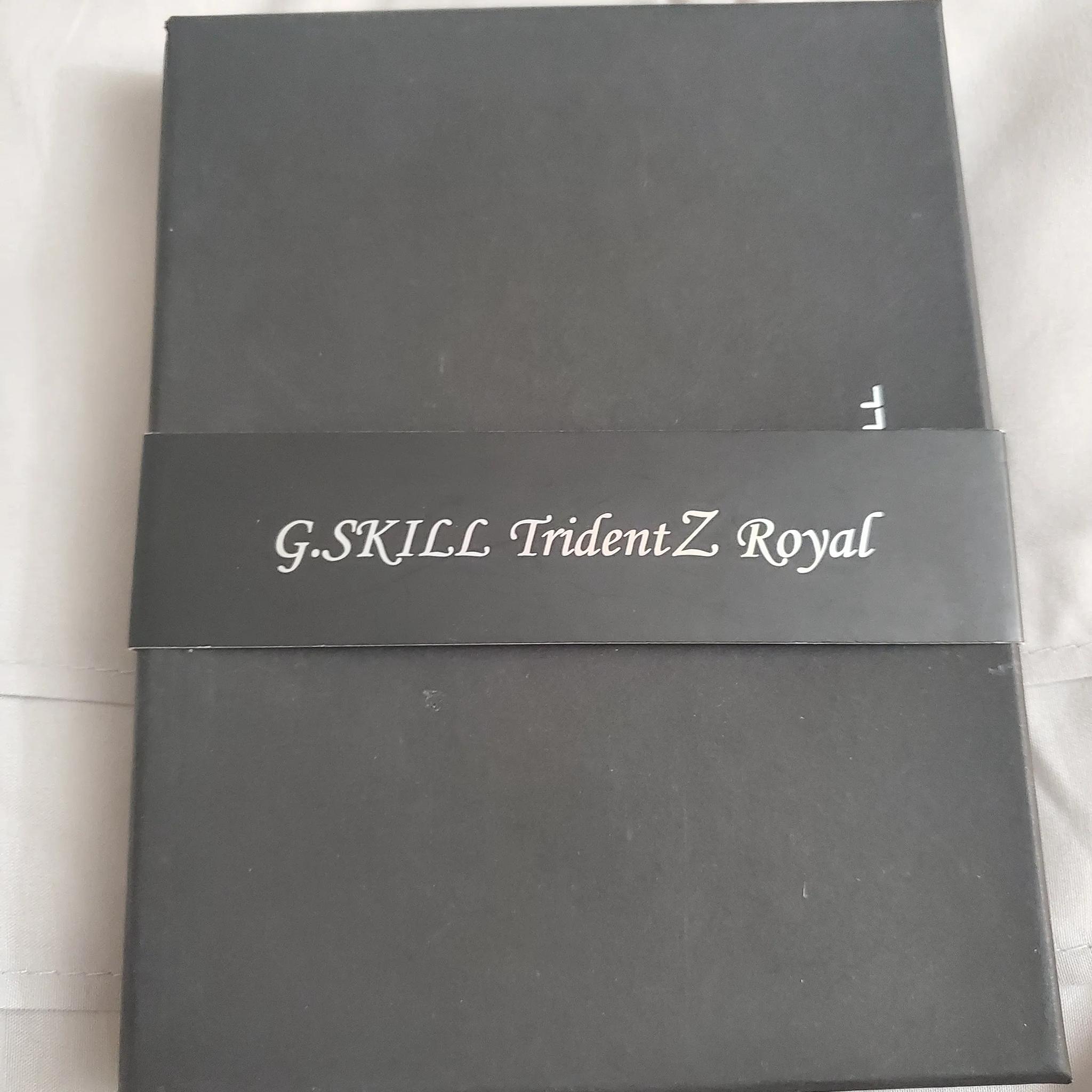 2x8gb G.Skill Trident Z Royal 3600mhz CL16