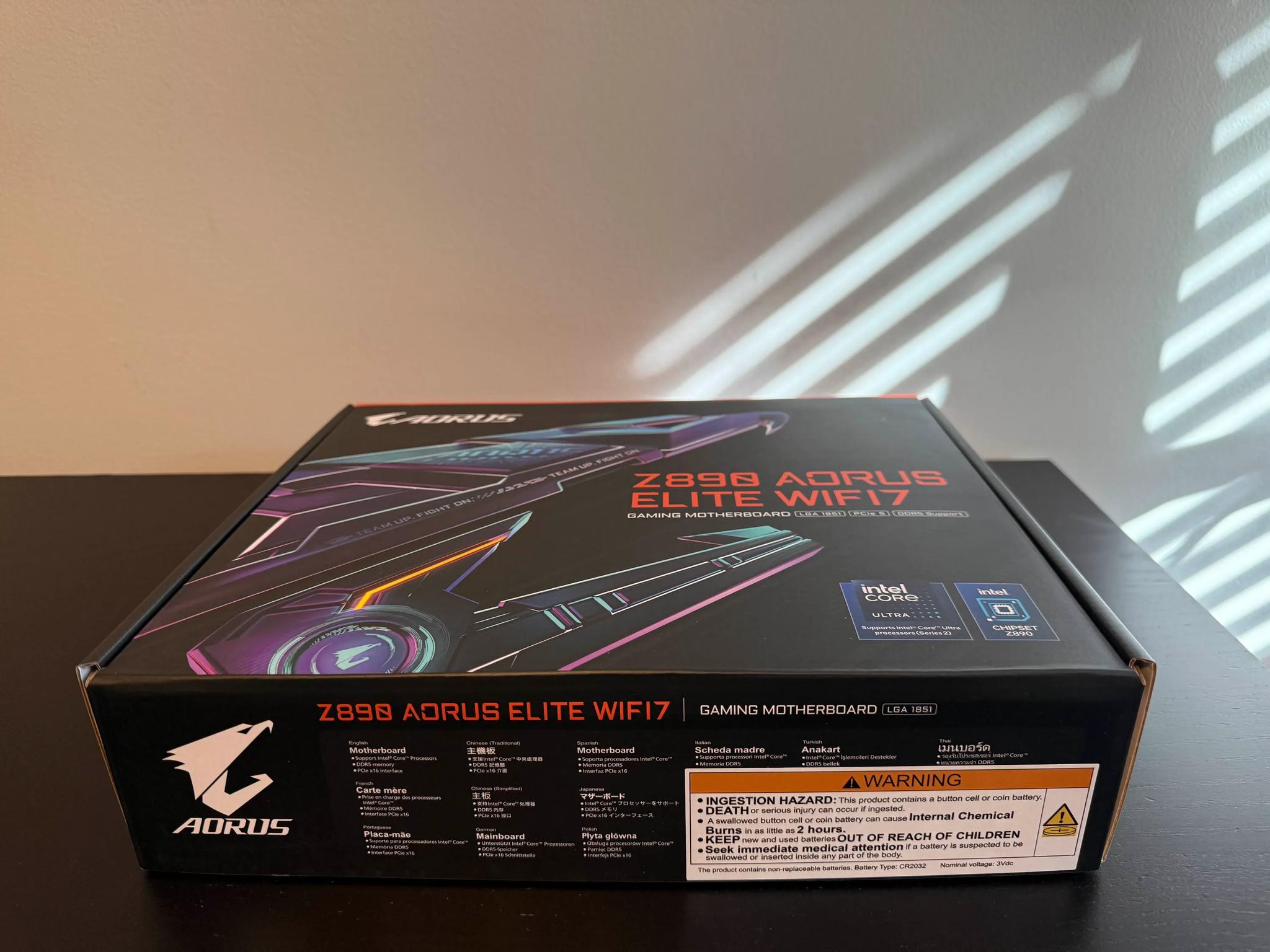 |NEW| Gigabyte Z890 AORUS ELITE WIFI7 ATX LGA1851 Motherboard