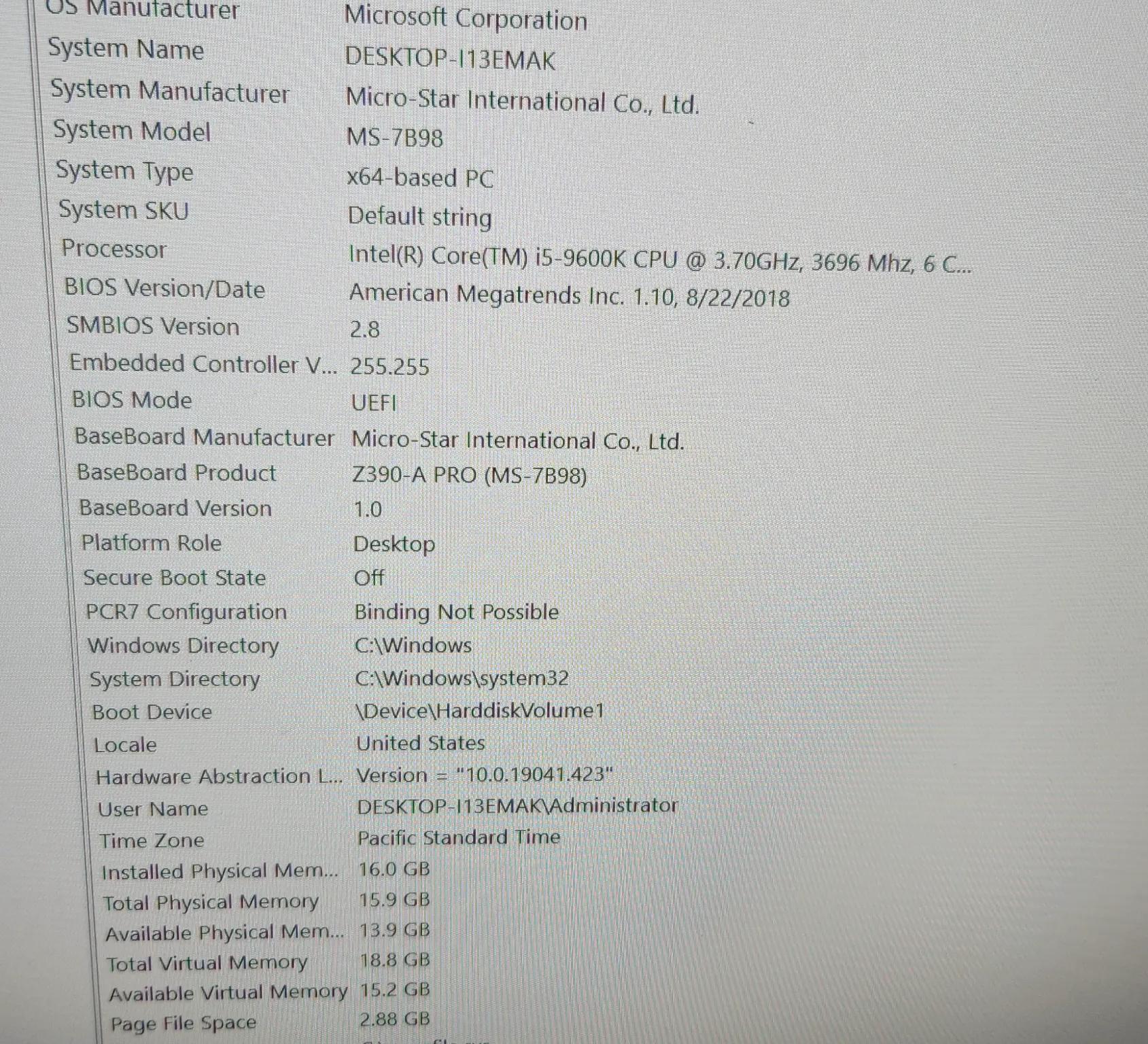 GAMING PC i5-9600k 16GB RAM 1TB SSD GTX 1660 SUPER 6GB