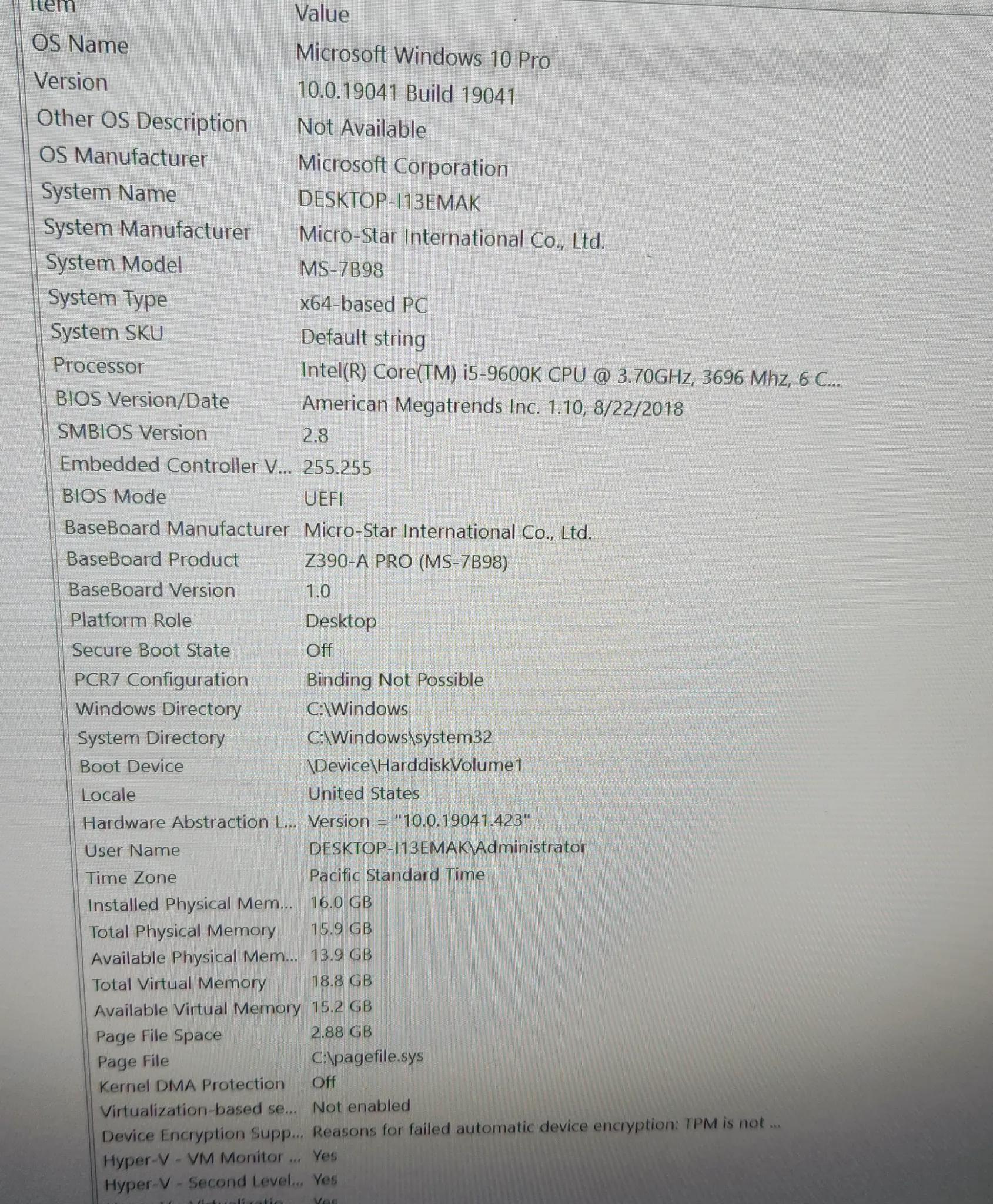 GAMING PC i5-9600k 16GB RAM 1TB SSD GTX 1660 SUPER 6GB