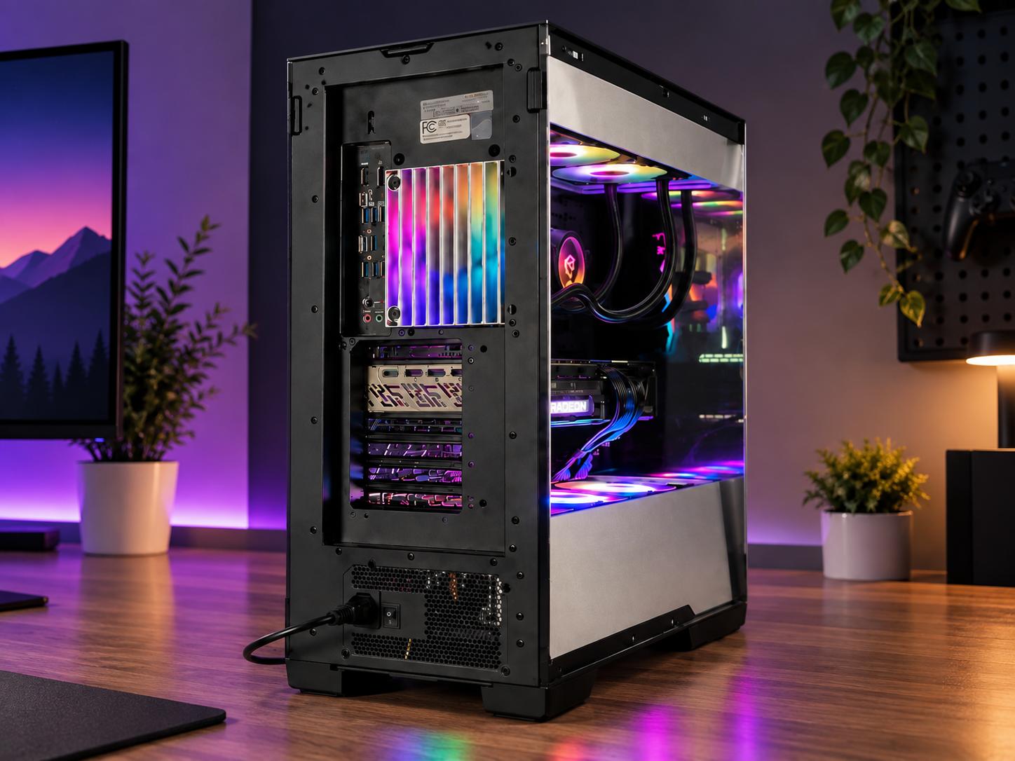 ⚪⚡ IRONCLAD Gaming PC | RX 9070 XT | Ryzen 7 9800x3D | 32GB | 2TB SSD | FREE SHIP | *Check Desc