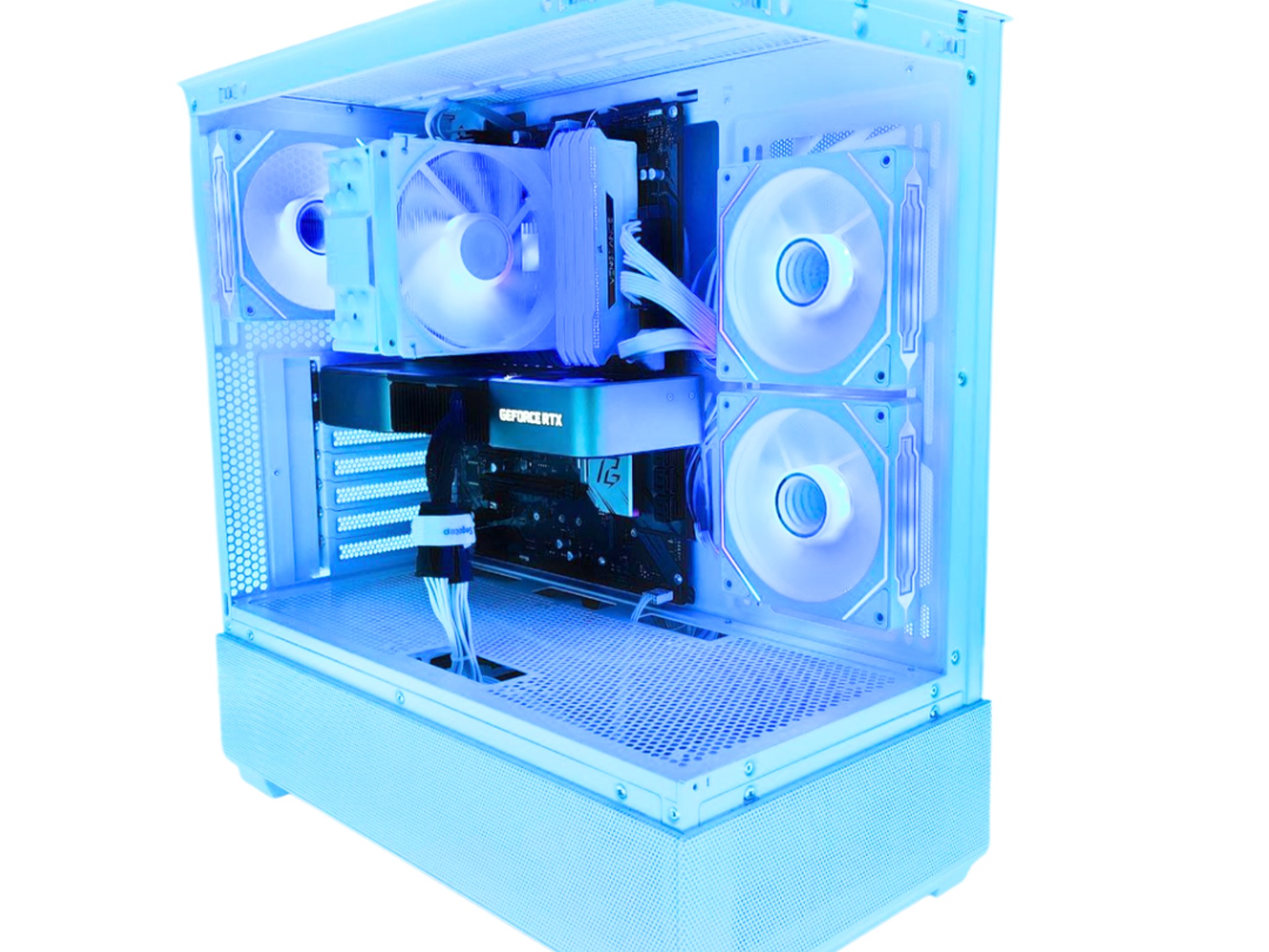 🛡Gladiator🗡: RTX 3080 | Ryzen 5600x | 32GB DDR4 RAM | 1TB SSD | 4 RGB Fans | White Gaming PC