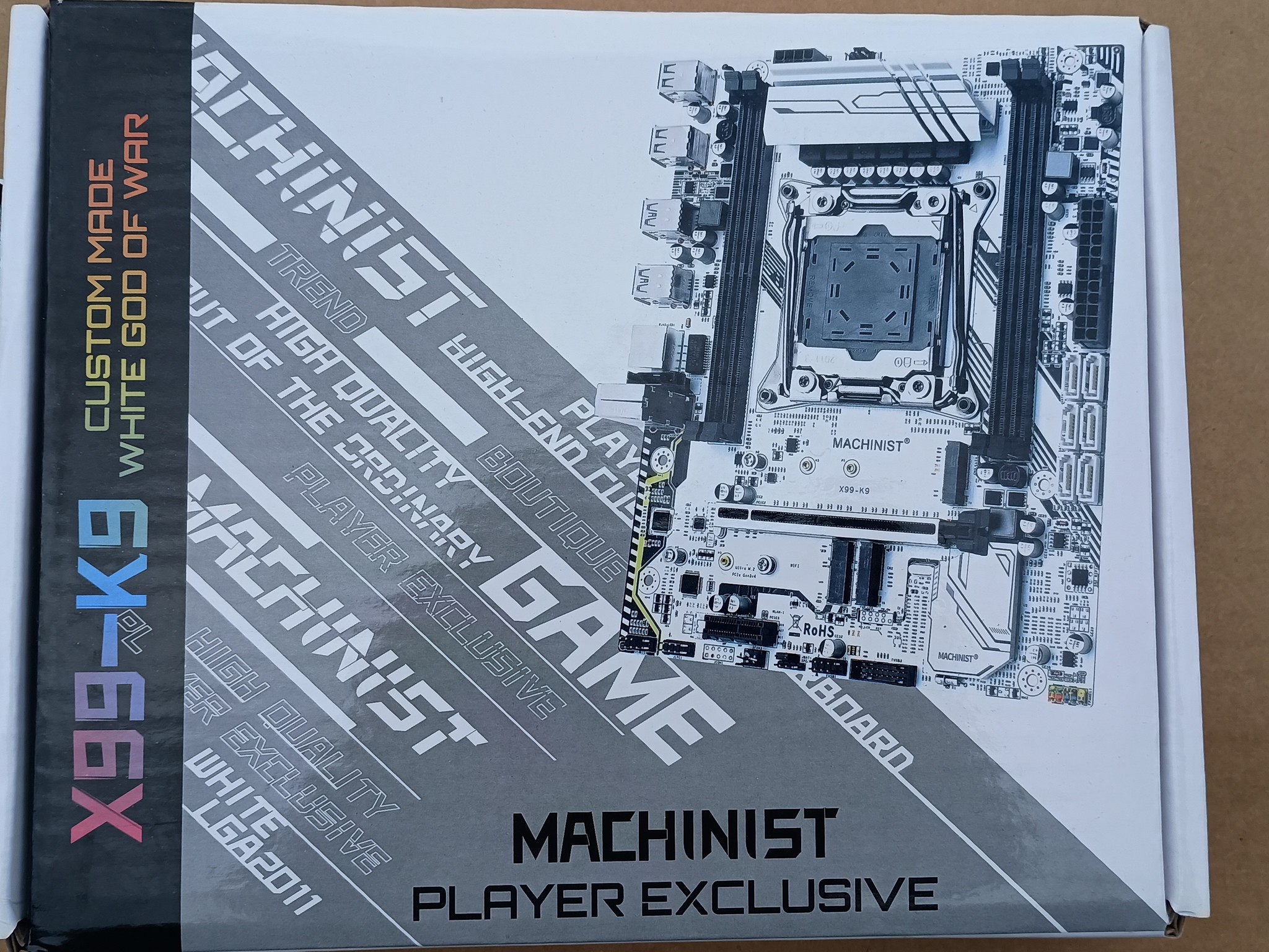 Machinist X99 K9 MB /W Xeon E5-2660 v4 & 8GB DDR4 Ram