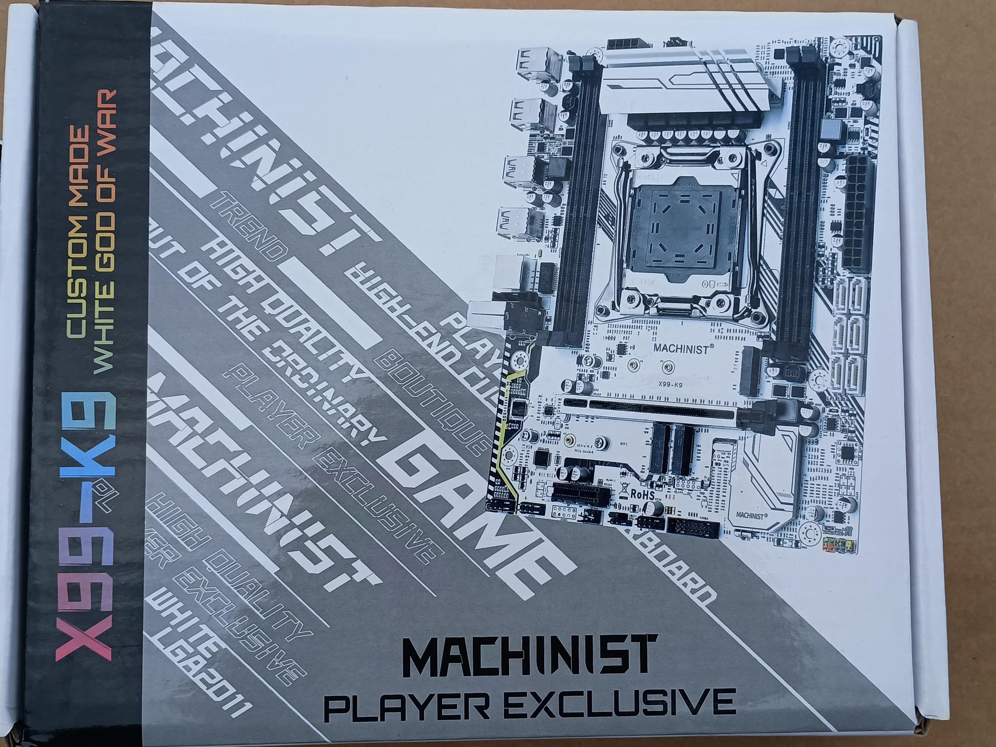 Machinist X99 K9 MB /W Xeon E5-2660 v4 & 8GB DDR4 Ram