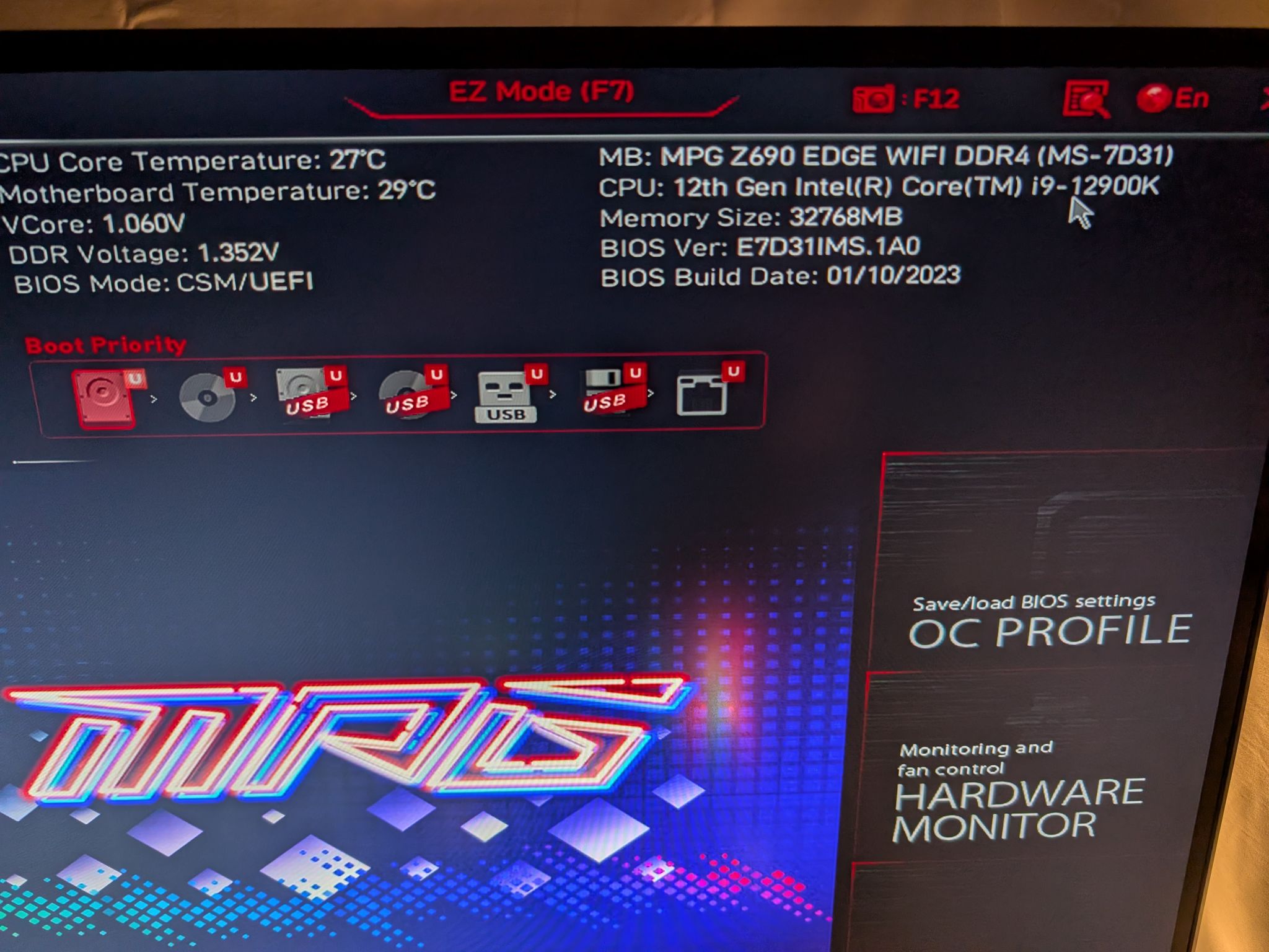 12900K + Z690 + 32GB DDR4 Bundle