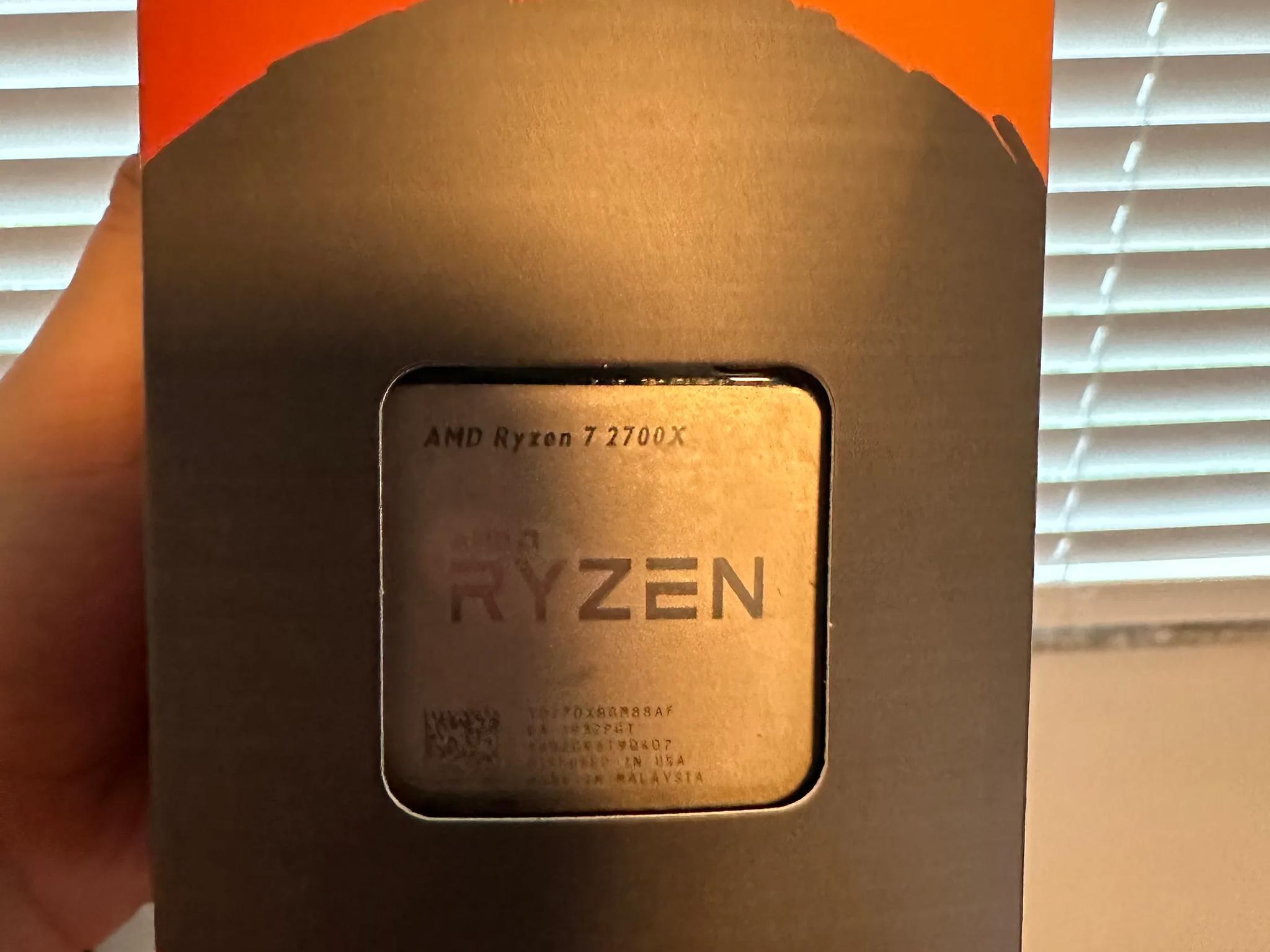 Ryzen 7 2700x CPU