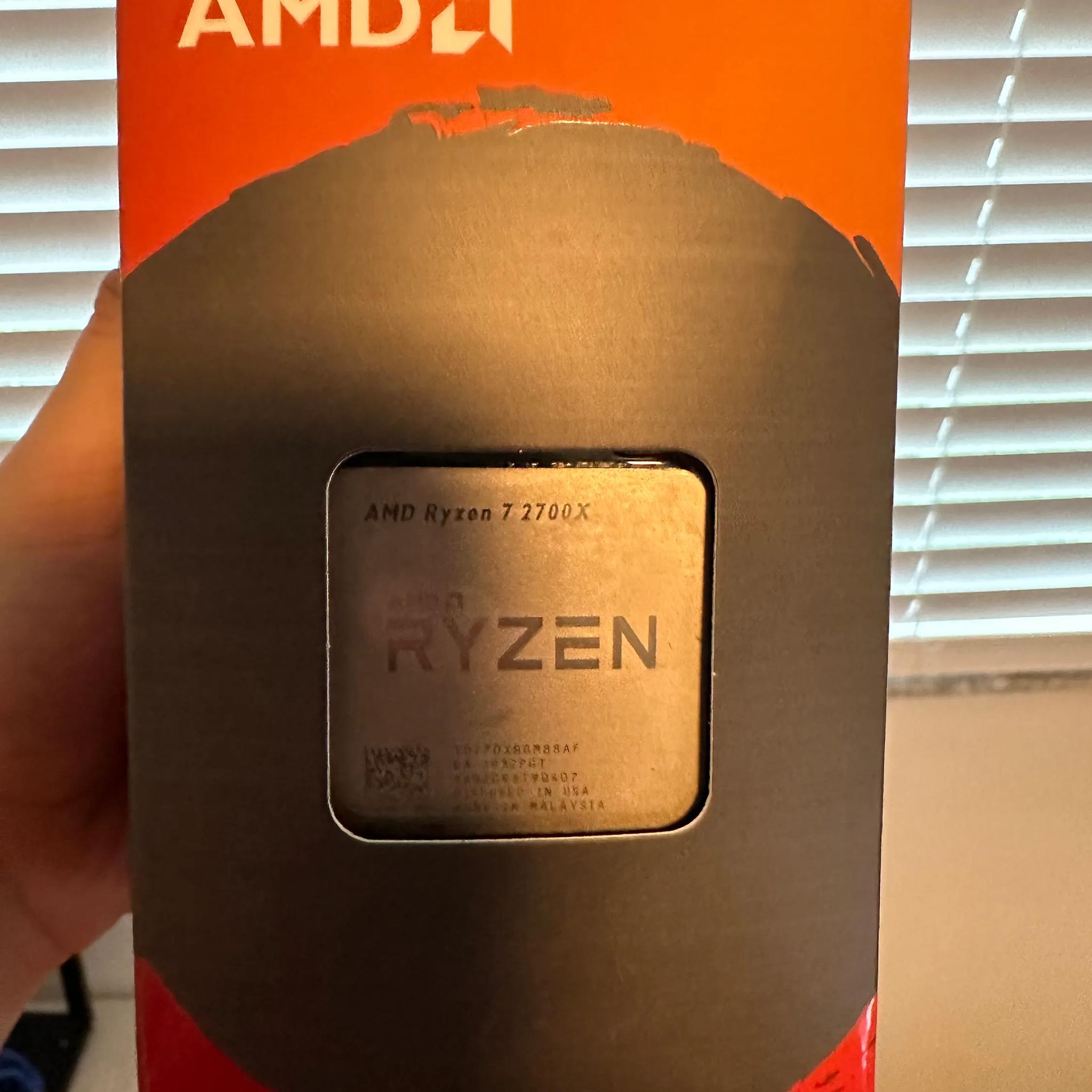 Ryzen 7 2700x CPU