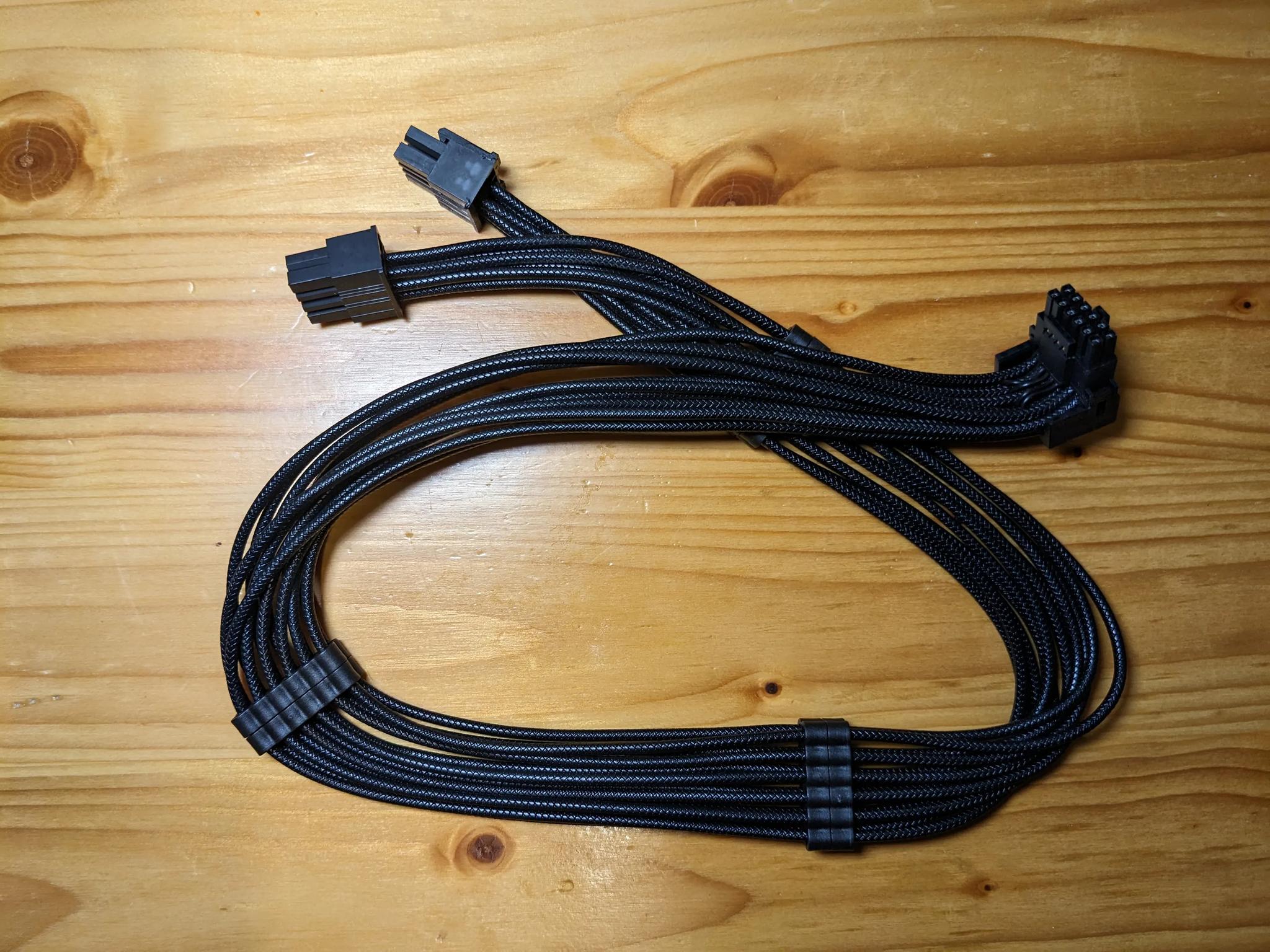 90 degree 12VHPWR adapter for Corsair power supplies