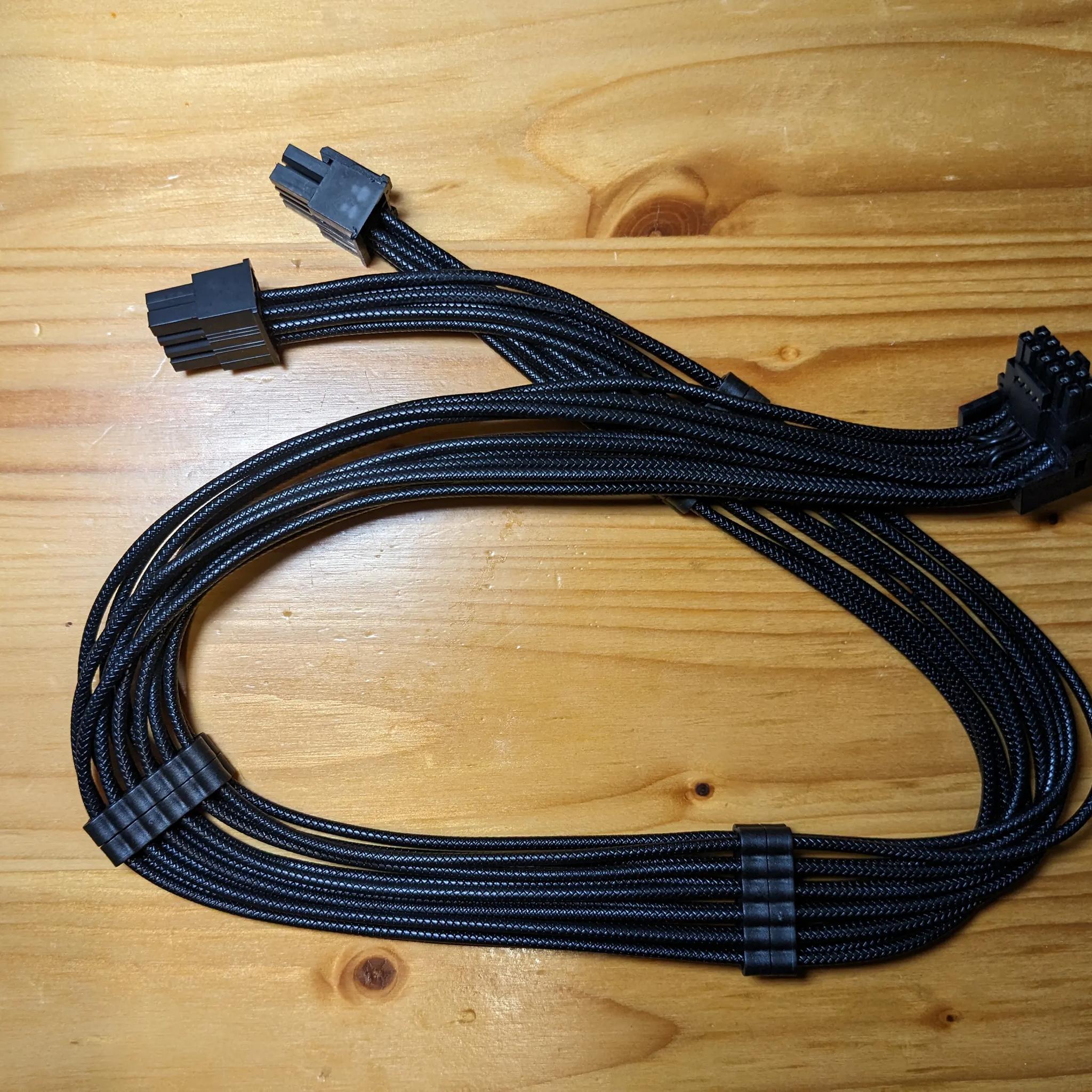 90 degree 12VHPWR adapter for Corsair power supplies