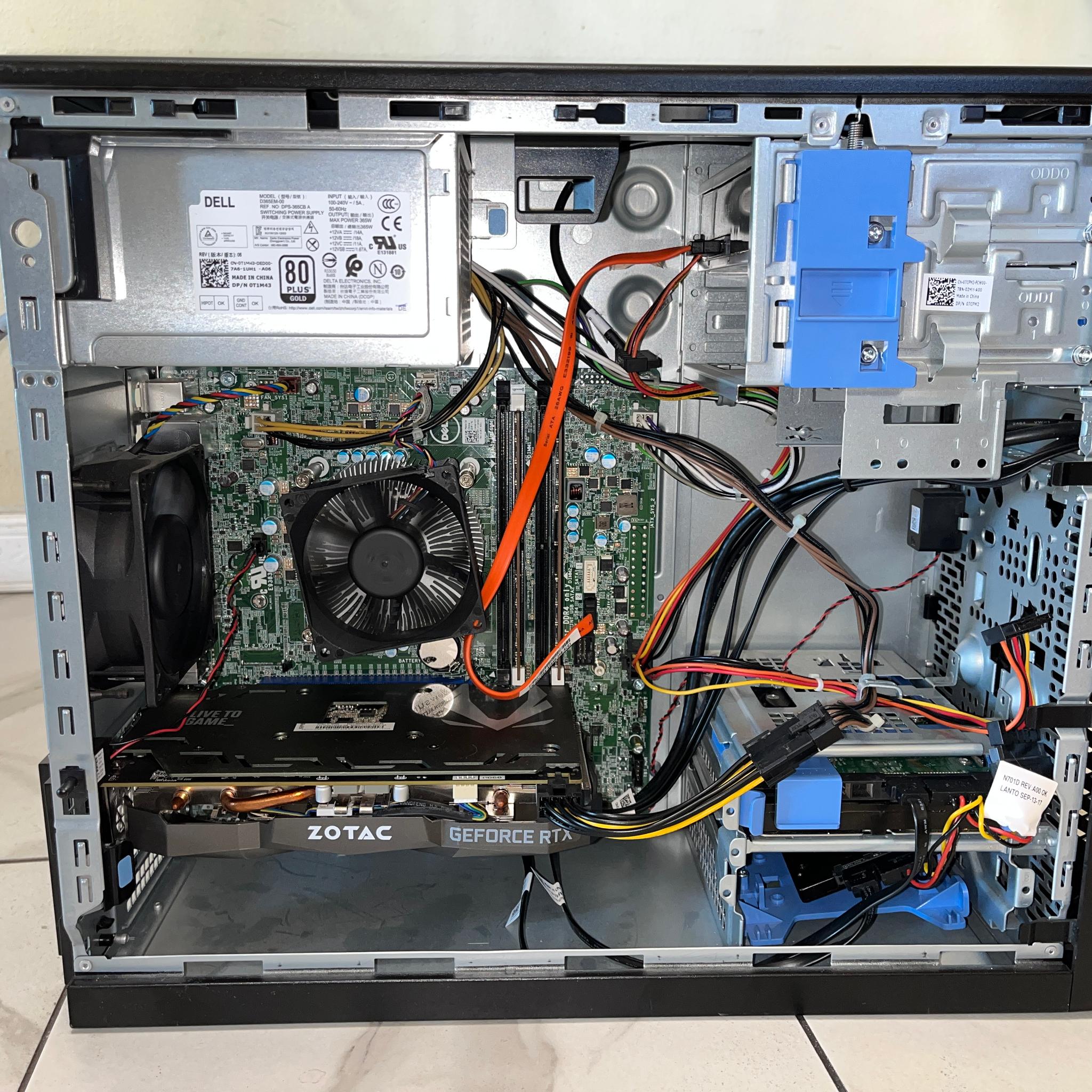 🟠🔥NVIDIA RTX 2060, Intel Core i7-7700, 16GB RAM, 1 TB Storage, Dell Precision 3620 Gaming PC 🖥️