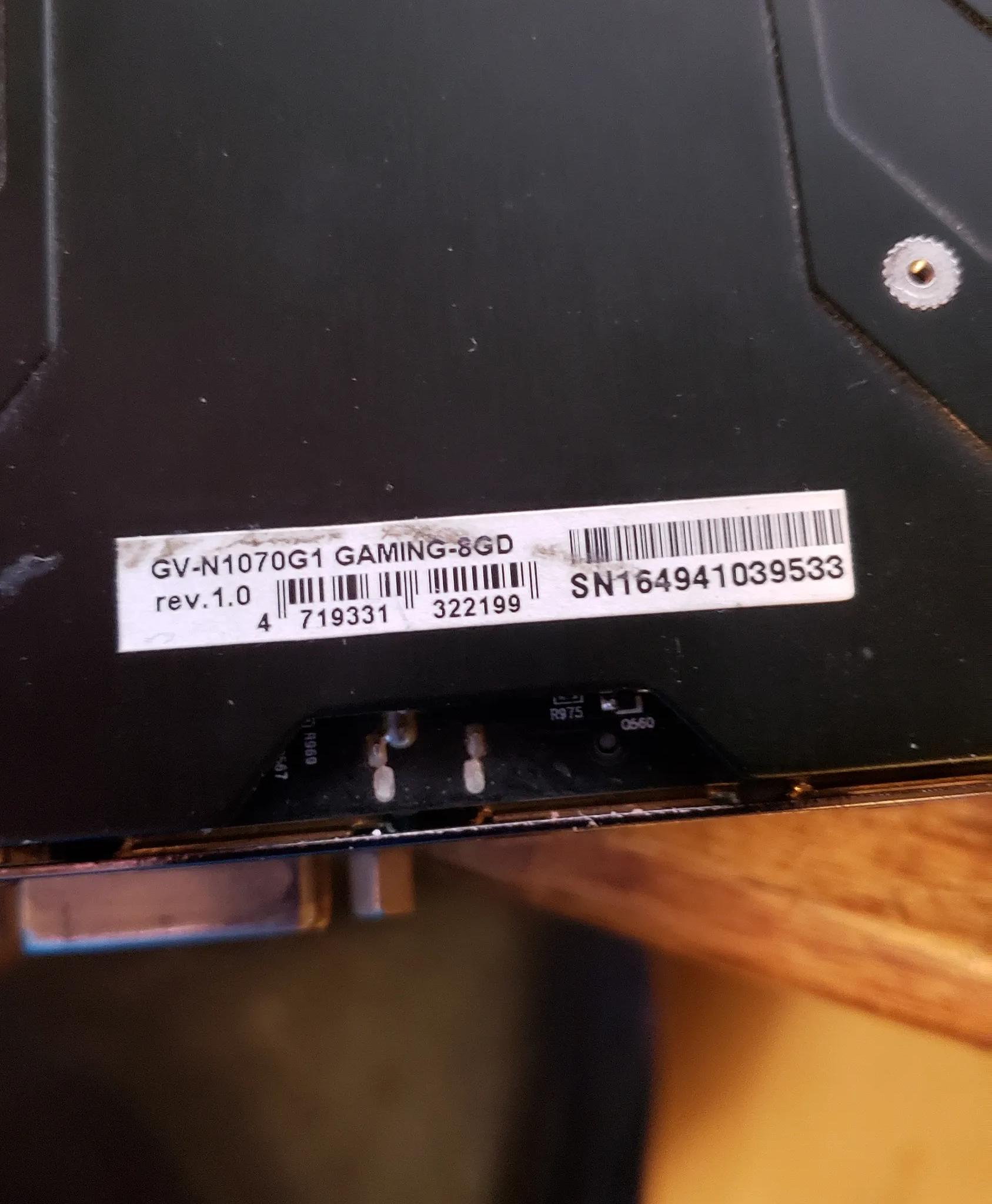 Gigabyte GTX 1070 G1 Gaming