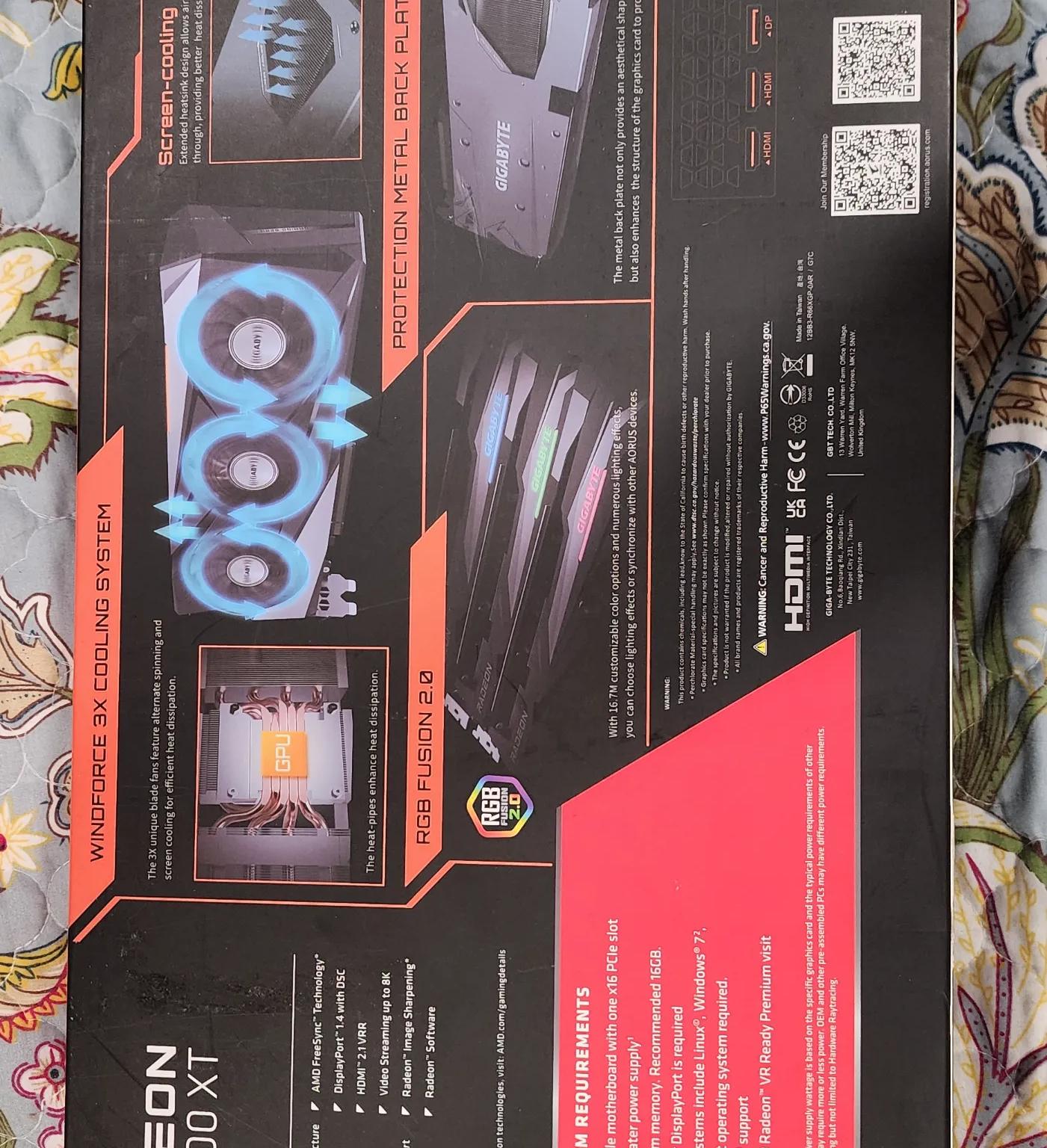 Gigabyte Radeon RX 6600 XT Gaming OC 8G Graphics Card