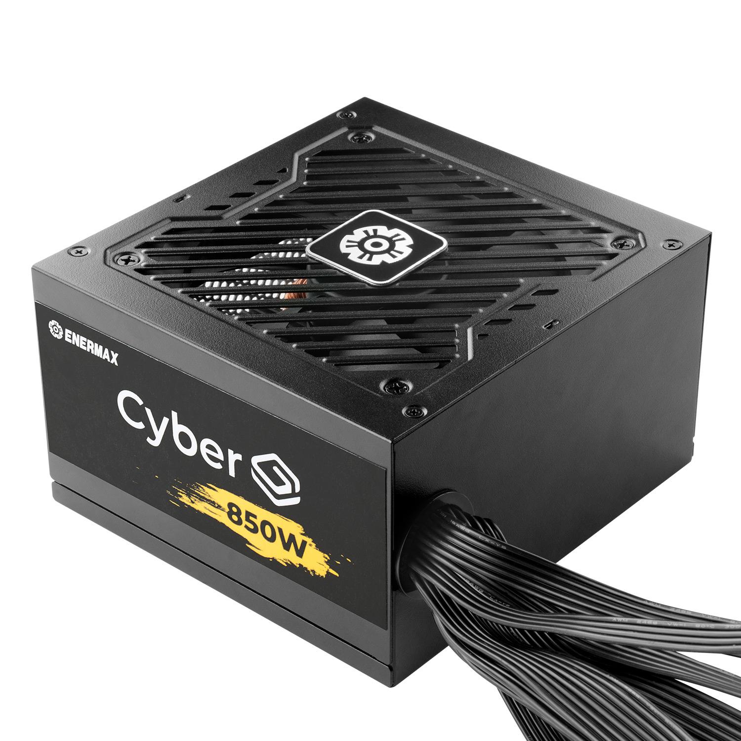 ENERMAX CyberG 850W 80+ Gold, Non Modular, ATX 12V Active PFC Power Supplies - (Bulk Pack)