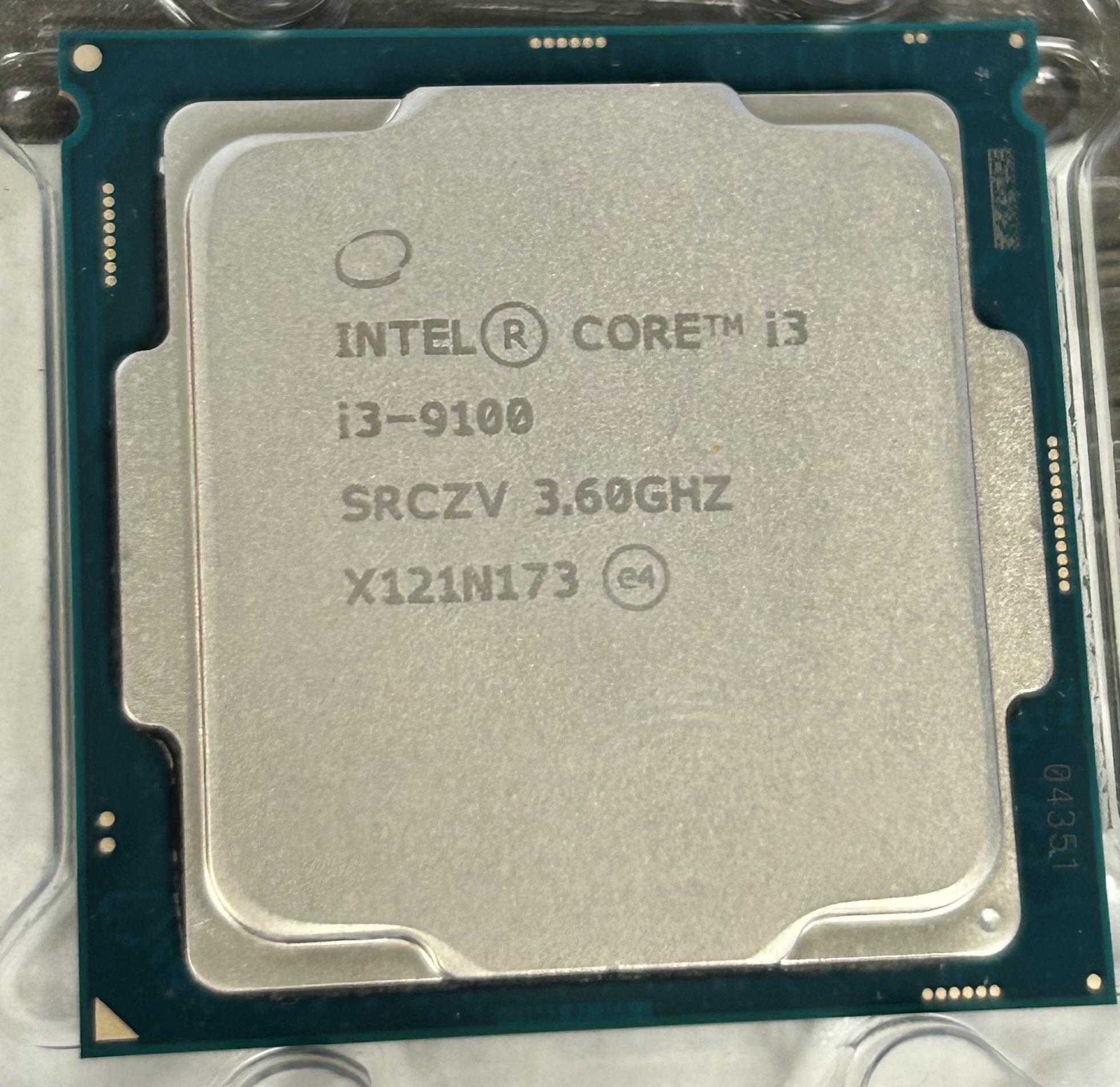 Intel Core i3-9100 Quad Core Coffee Lake LGA1151