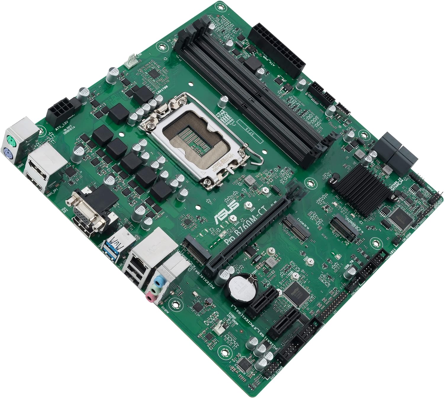 ASUS PRO B760M-CT Intel B760 LGA 1700 MicroATX DDR5 Desktop Motherboard