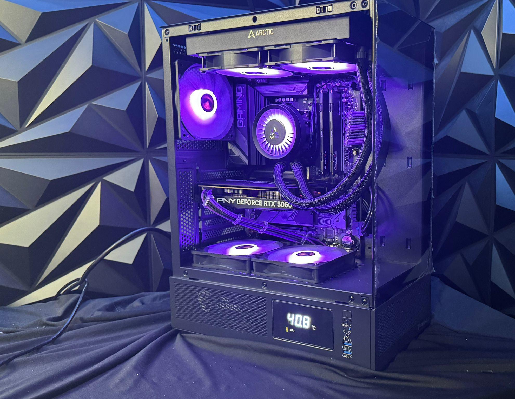 🎭 Purple Rain 🌧️💜 Ryzen 5 9600X| RTX 5060|  32 GB DDR5| 2 TB NVMe