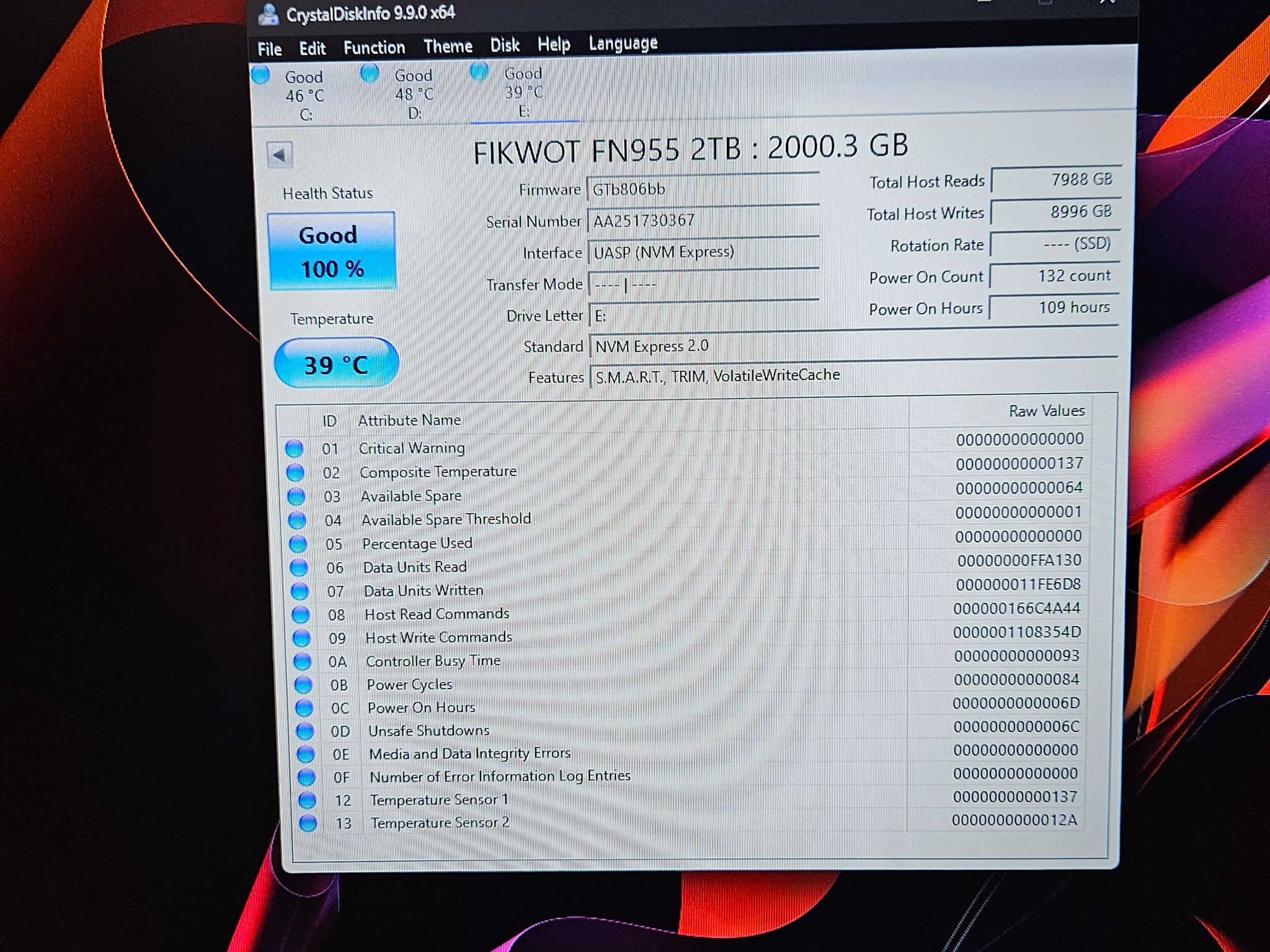Fikwot FN 955 2TB NVME SSD with Free NVME Enclosure