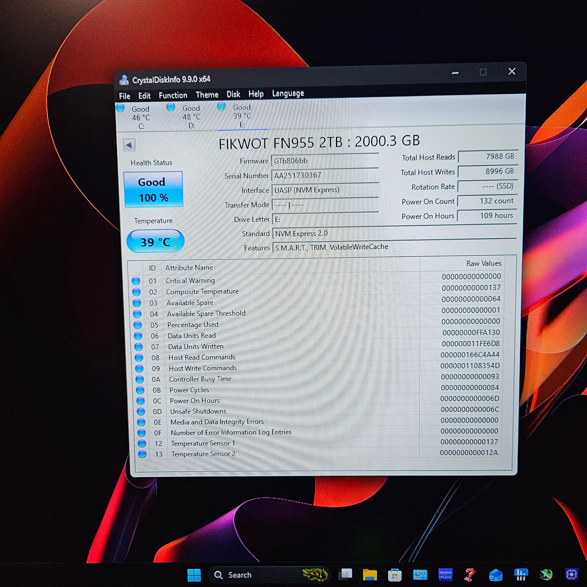 Fikwot FN 955 2TB NVME SSD with Free NVME Enclosure