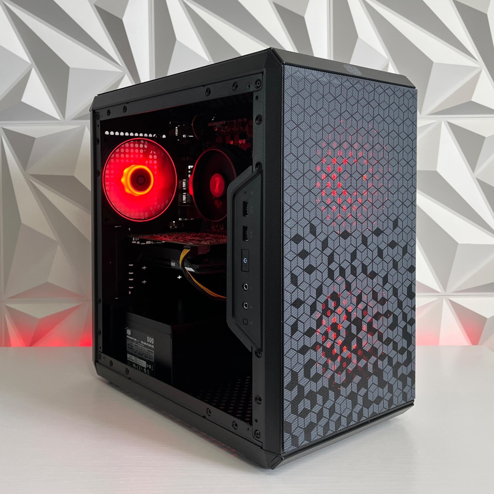 GTX 1060 6GB, Ryzen 5 2600X, 16GB RAM | Black RGB Gaming Computer/PC