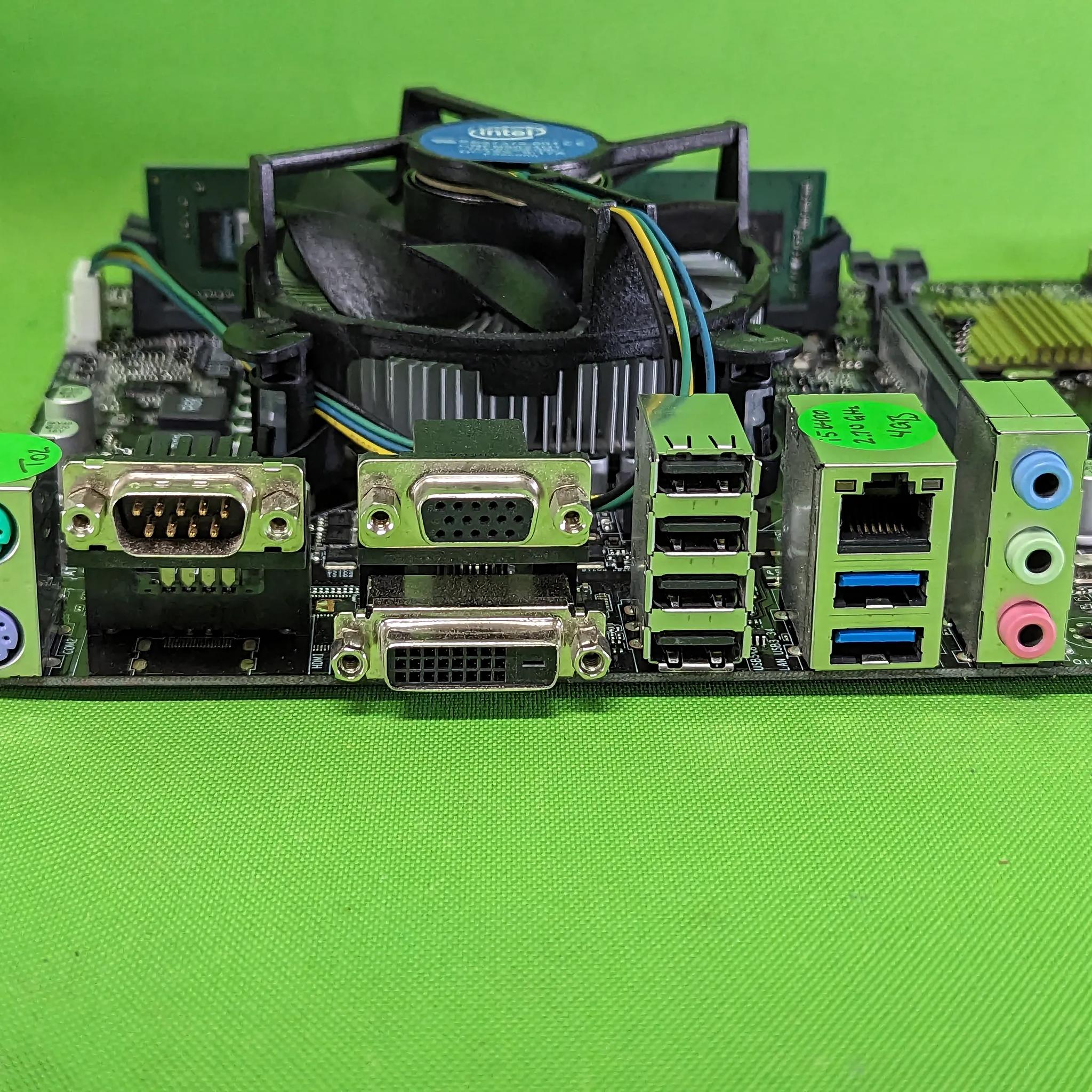 Intel Core i5-6400 + 4GB RAM + mATX Motherboard Asus H110M-C Combo + IO Shield