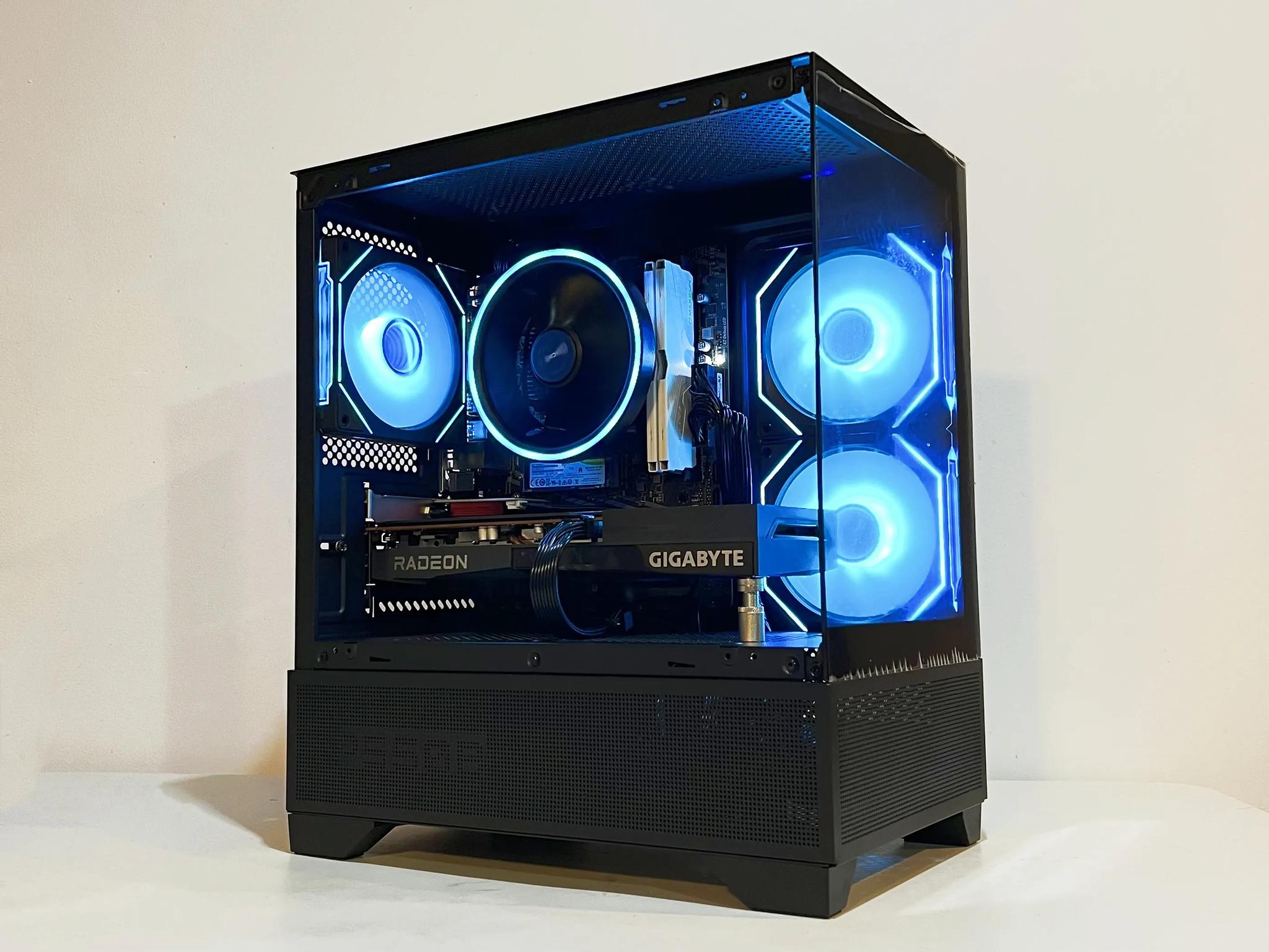 🔥SALE🔥 R5-5600|RX 6600|32GB RAM|1TB M.2||WIFI|ARGB Fans| -DepxTech Pre-Built PC