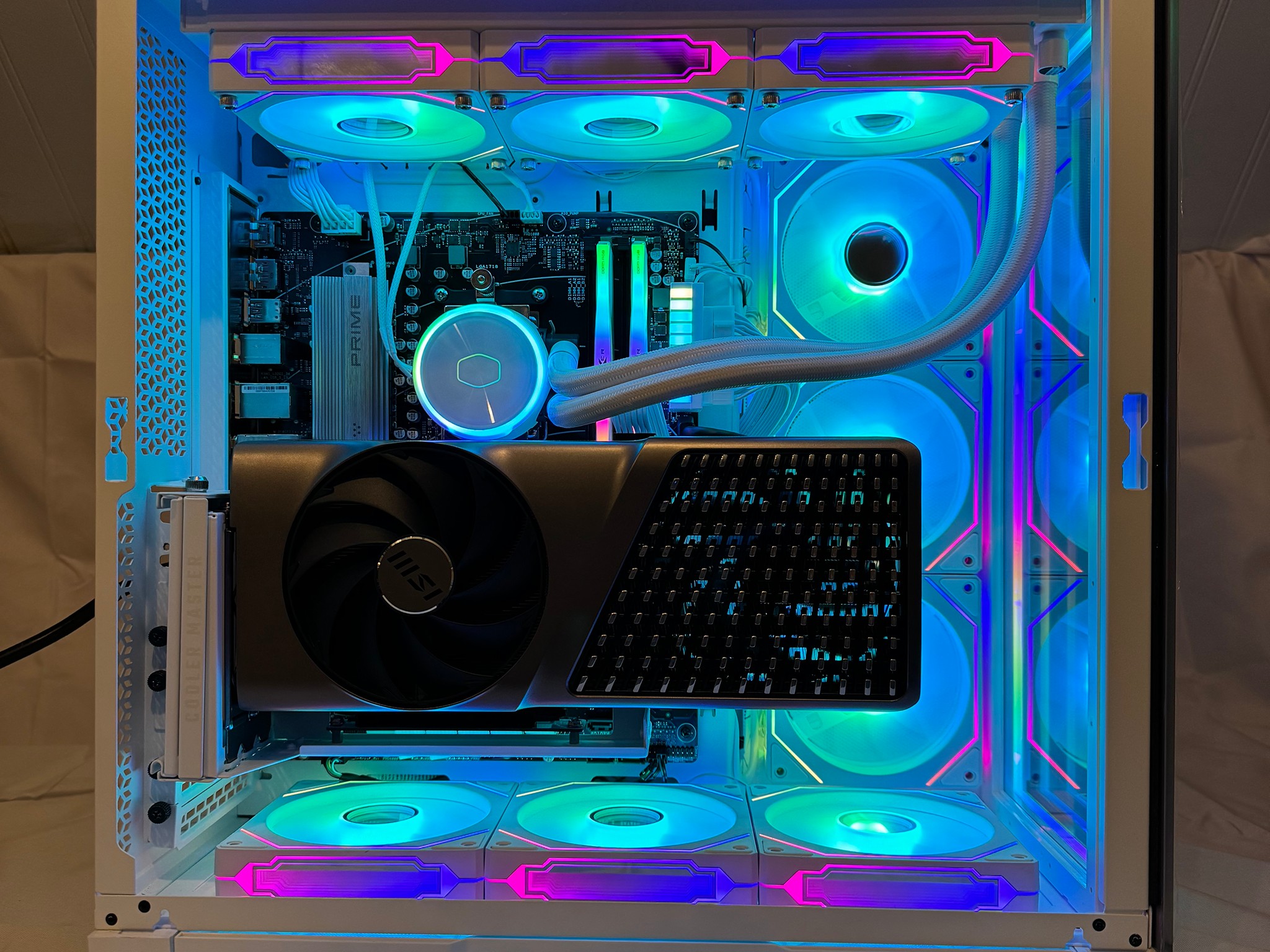 “Infinity In a box” 4080 Super, 7800x3d, 64gb ddr5, 2tb, 1000 watt gaming powerhouse