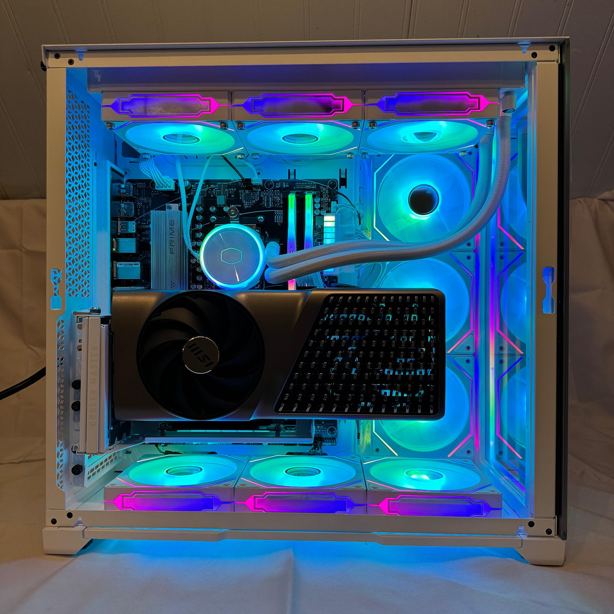“Infinity In a box” 4080 Super, 7800x3d, 64gb ddr5, 2tb, 1000 watt gaming powerhouse