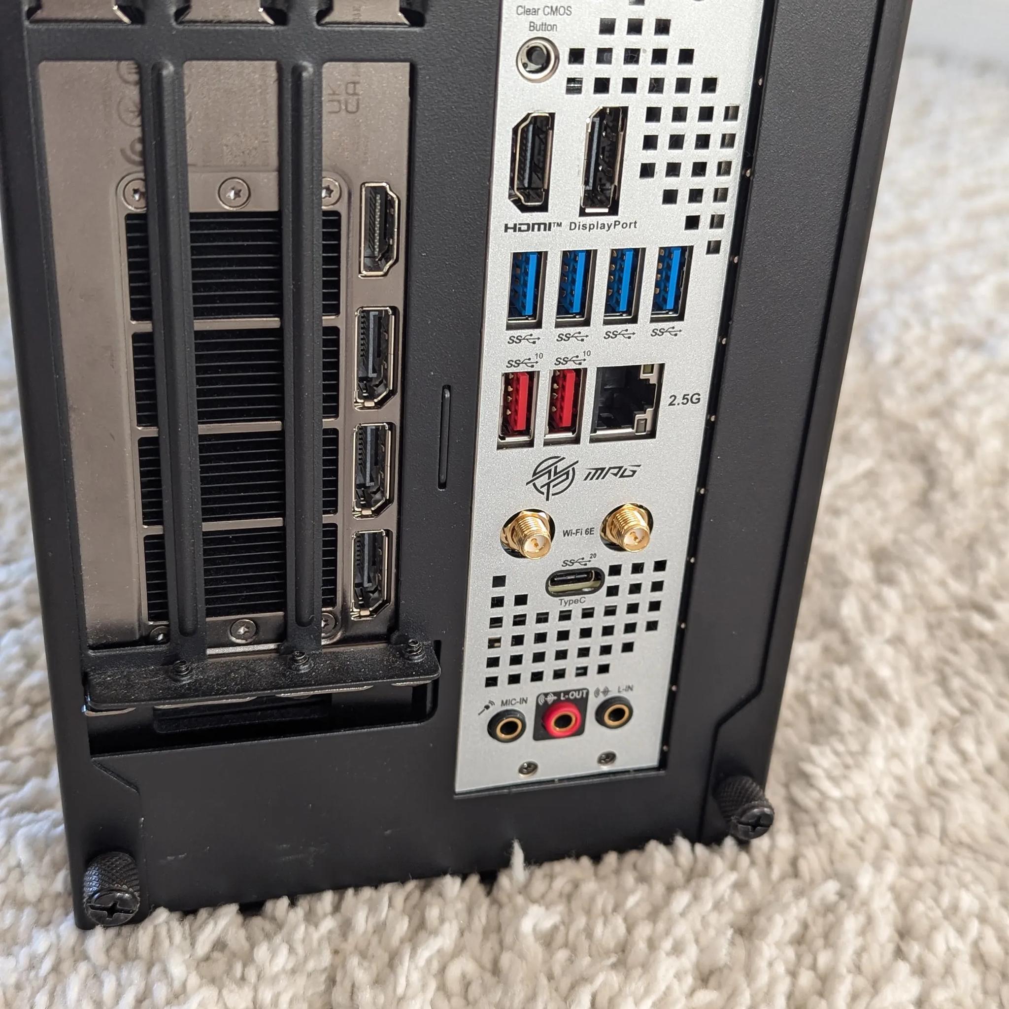 *SALE* Intel Core i5-14600K, DDR5 64Gb Ram, WI-FI 6E, 2TB M.2, Black ITX Gaming PC