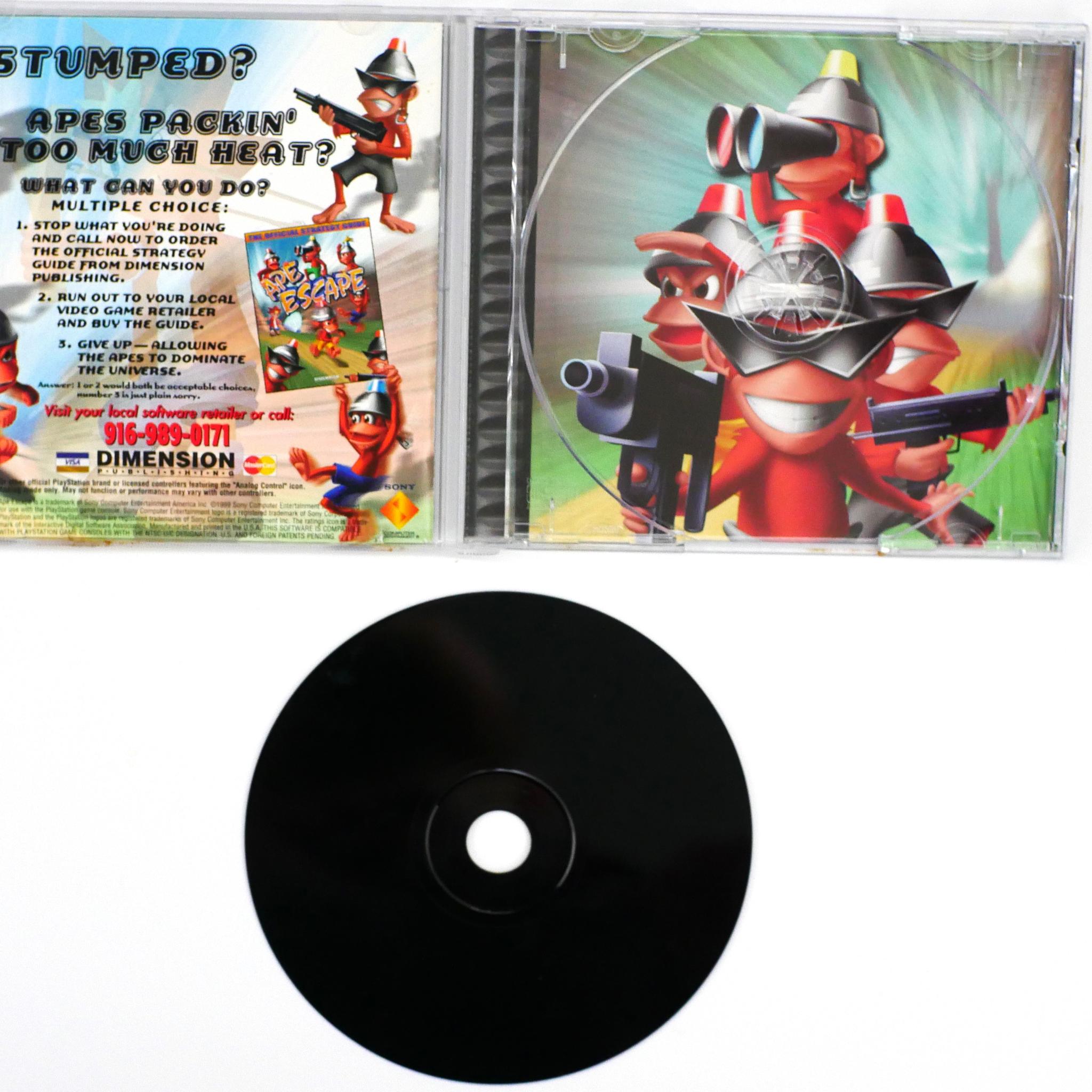 Final Fantasy Tactics, APE Escape, Monkey Hero PlayStation one game Bundle