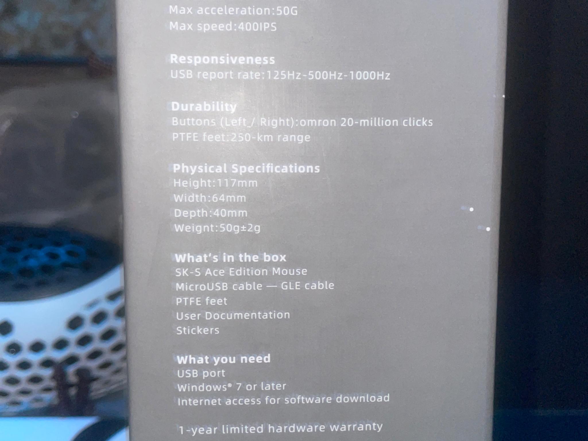 G- Wolves S-KS Ace Sevlow Gaming Mouse