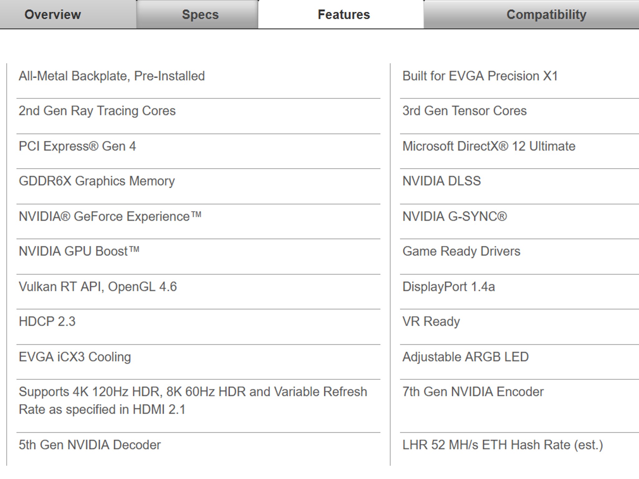 RARE! NEW WITH ORIGINAL FACTORY SEAL, EVGA GeForce RTX 3080 12GB OC XC3 ULTRA GAMING 12G-P5-4865-KL