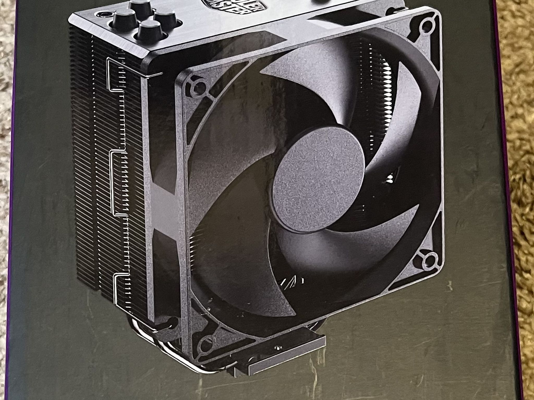 Cooler Master Hyper 212 Black CPU Air Cooler-PWM Fan-AMD Ryzen AM5/AM4-Intel LGA 1851/1700/1200